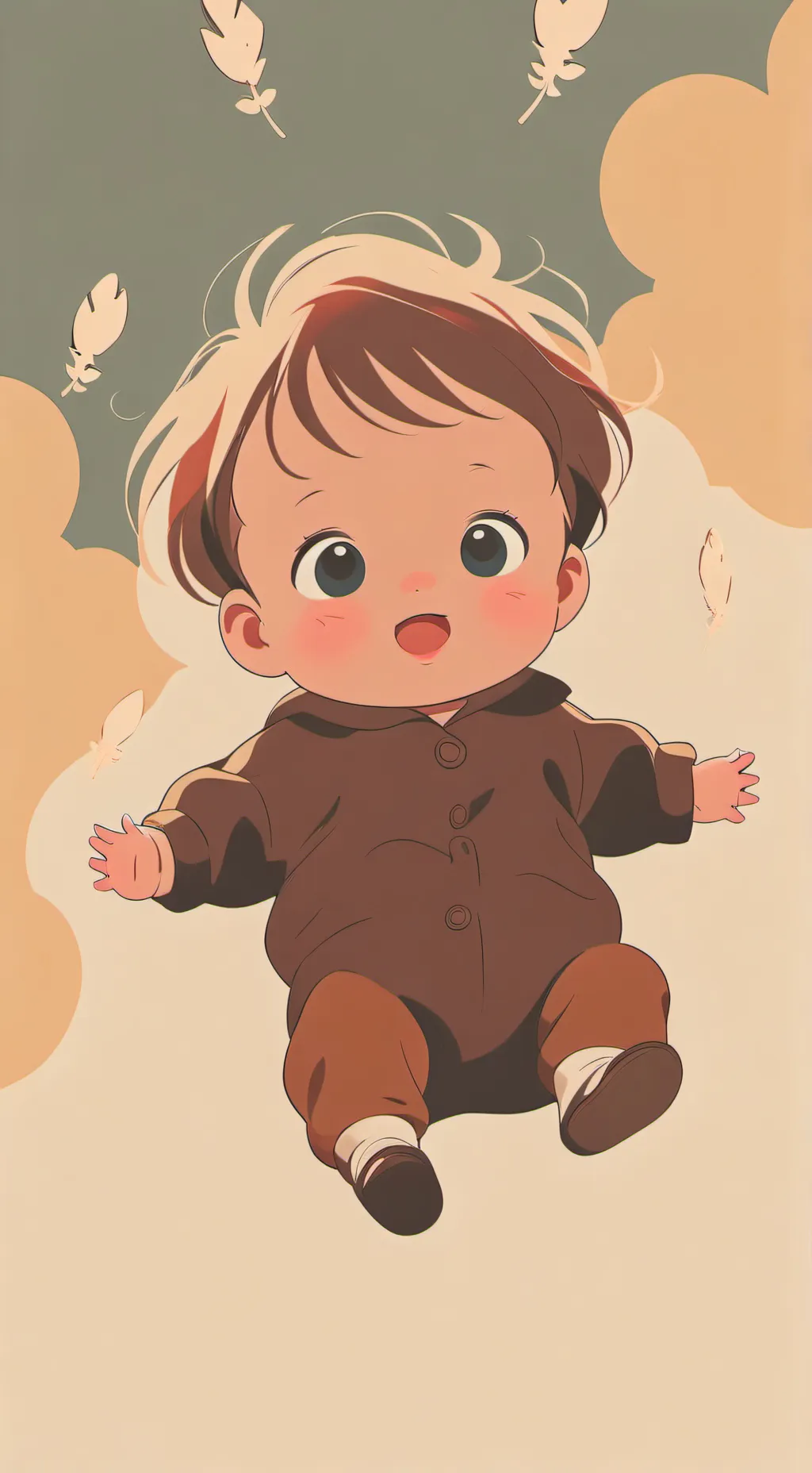 ai character: sky baby background