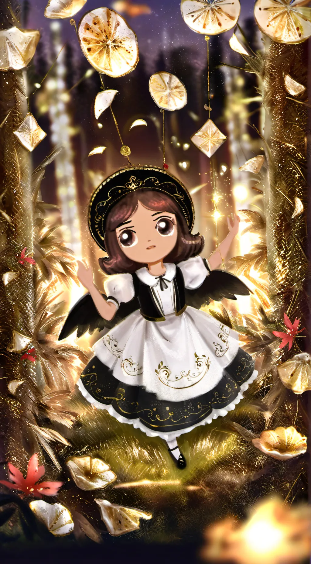 ai character: little misfortune background