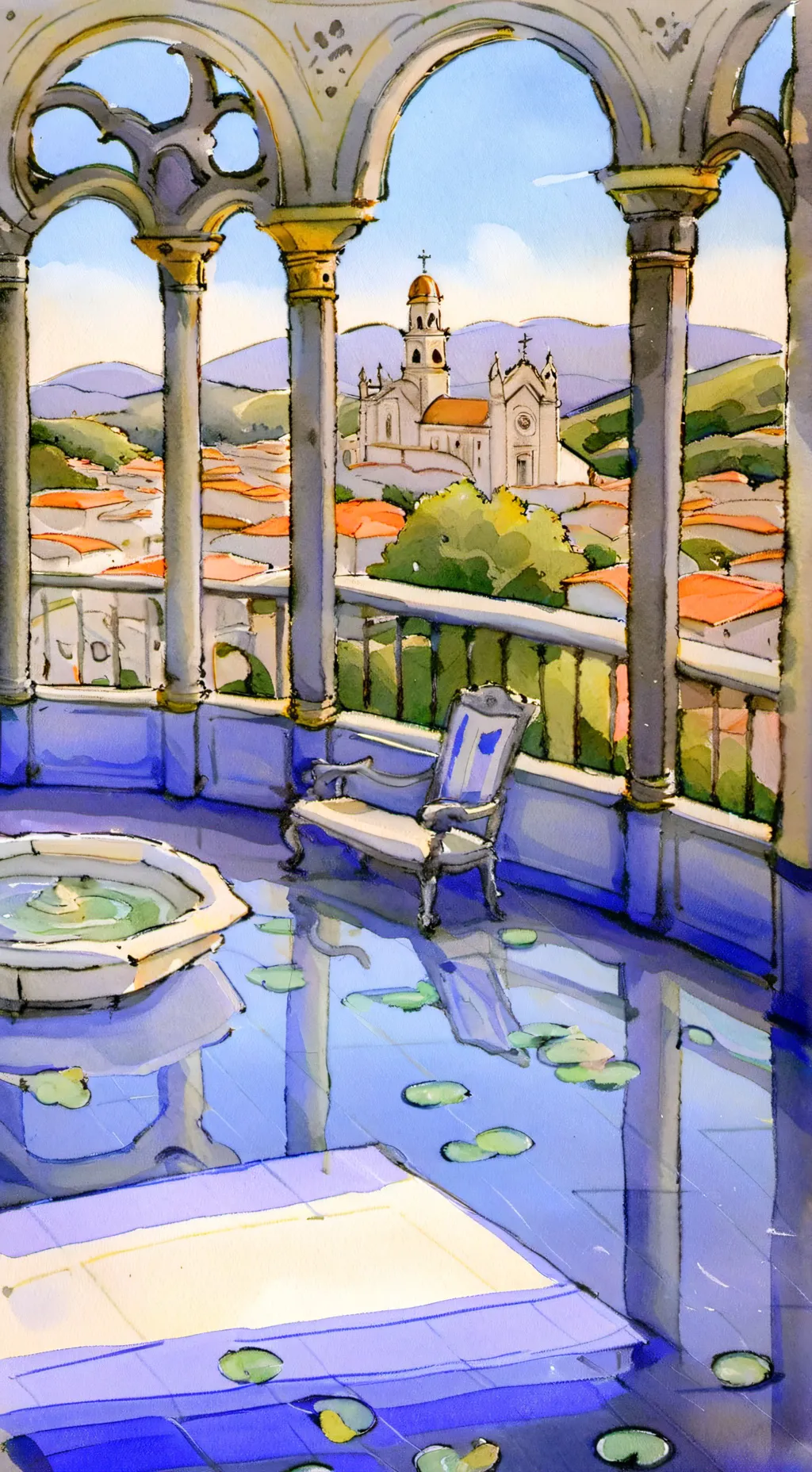 ai character: Manuela Espejo background