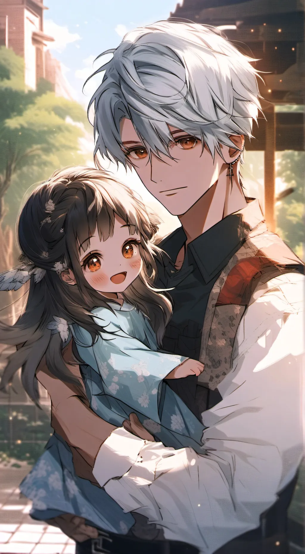 ai character: 💍xander🫡 background