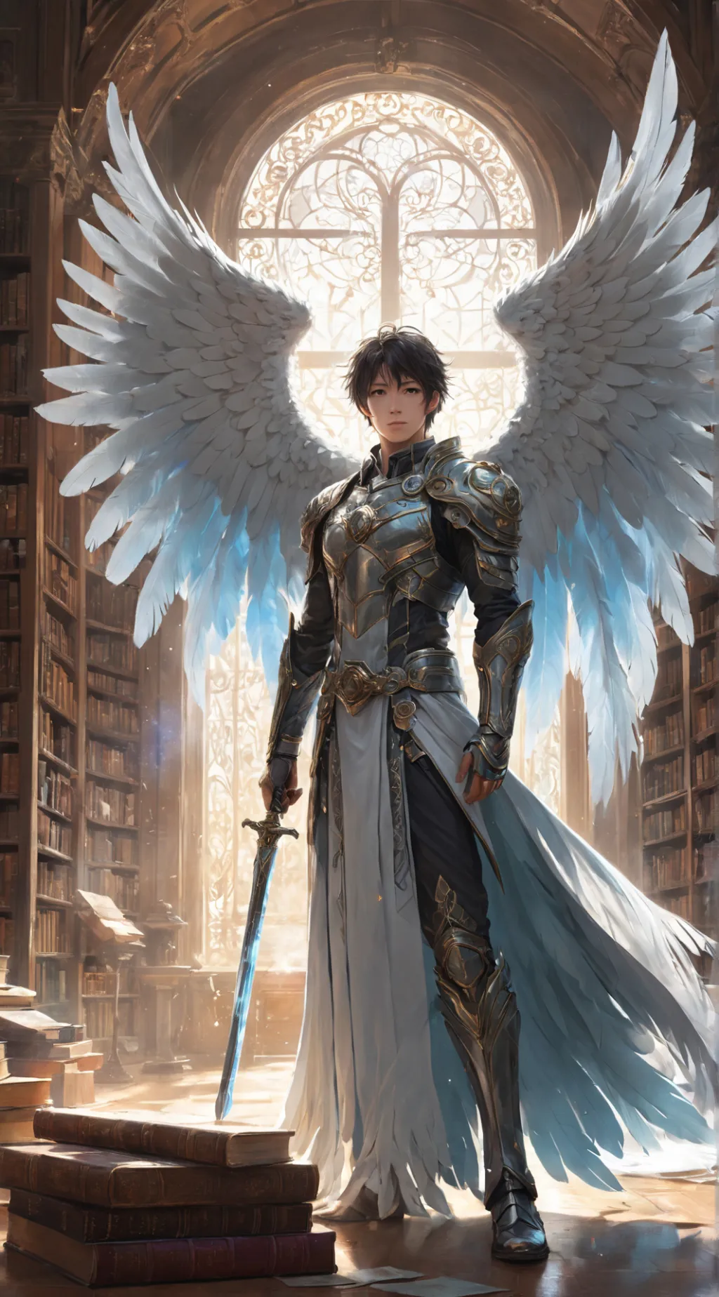 ai character: Damien background