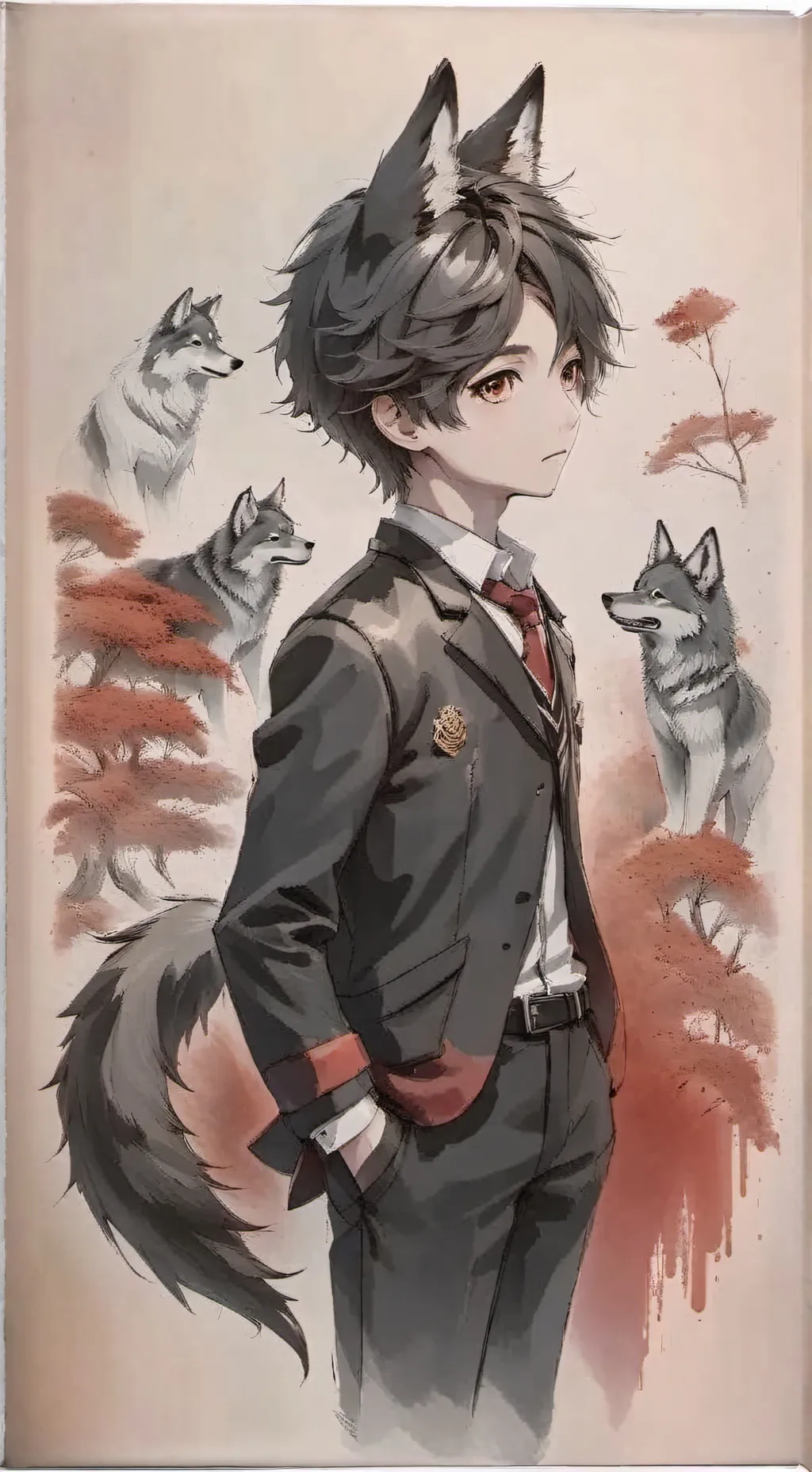 ai character: Ray background