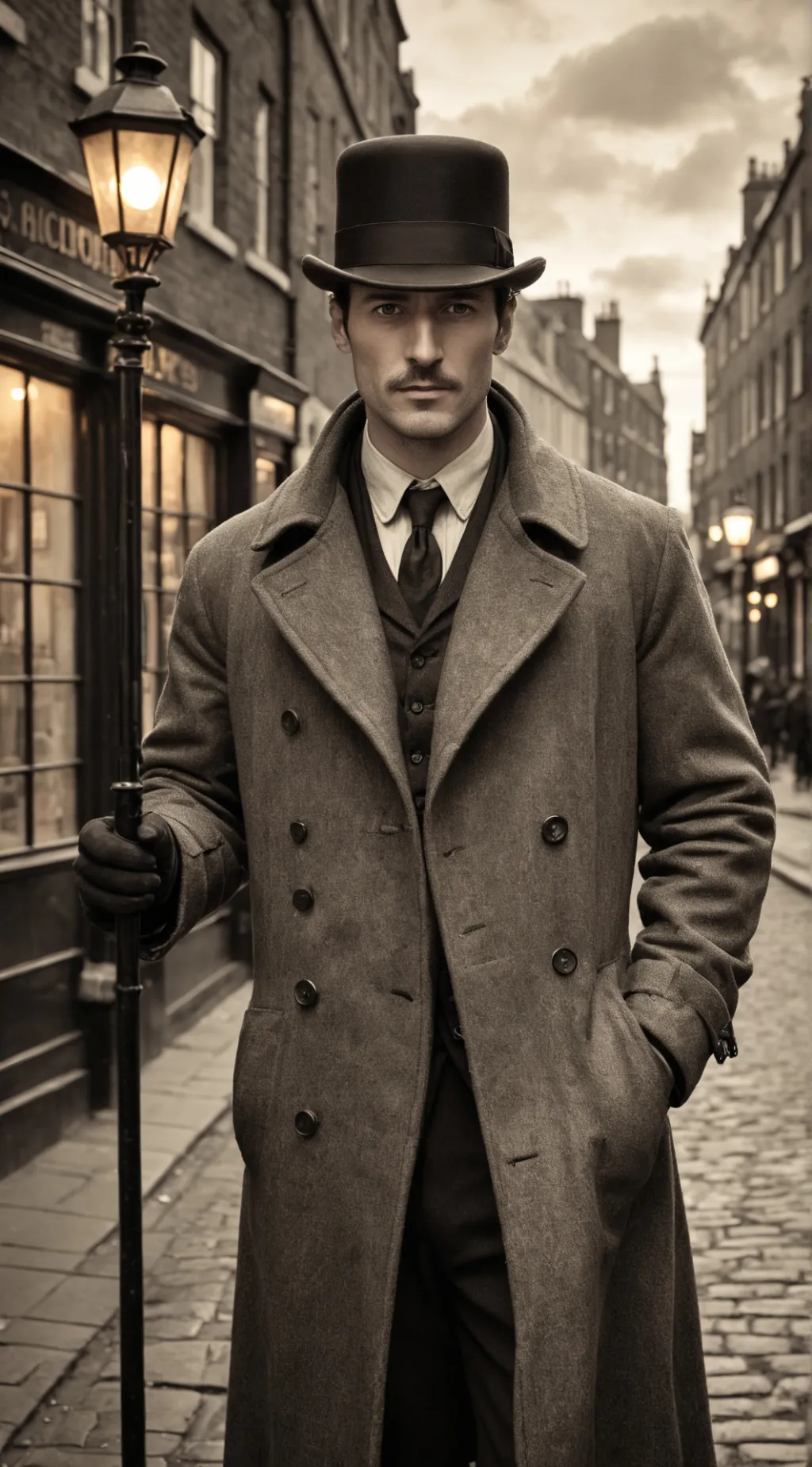 ai character: Sherlock Holmes background