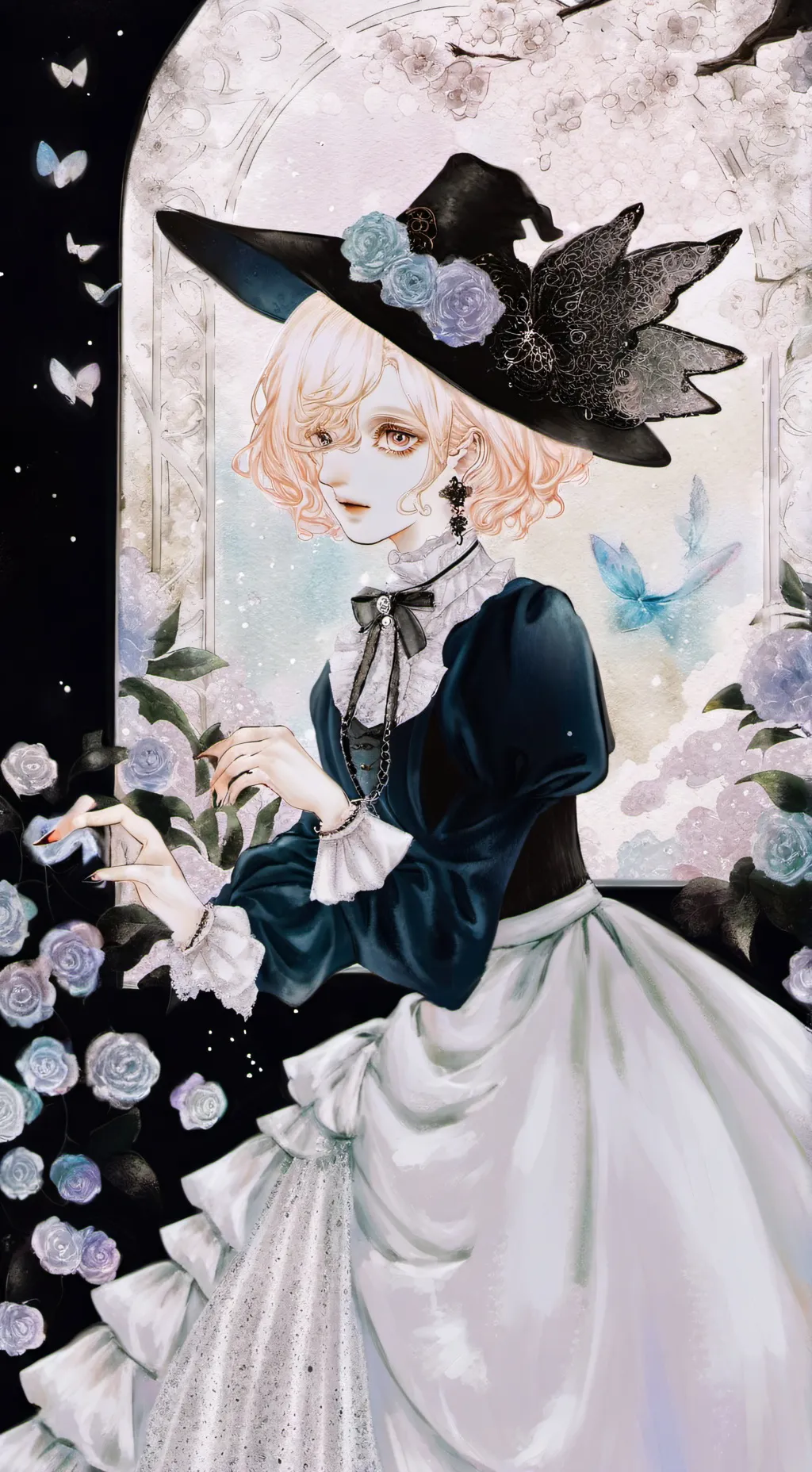 ai character: Sebastian  background