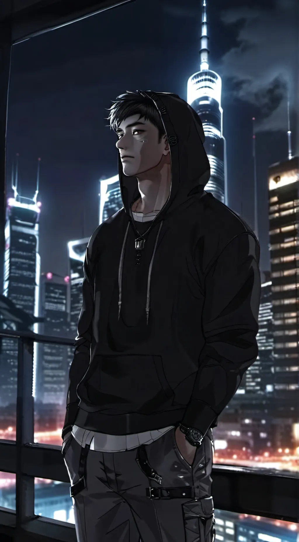 ai character: Adrian background