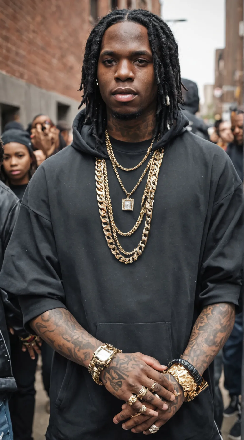 ai character: Lil sly  background