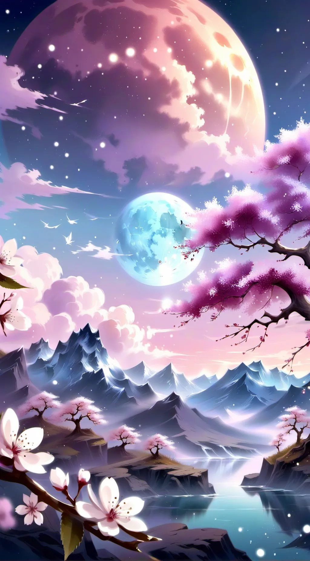 ai character: Luna de Estrellas background