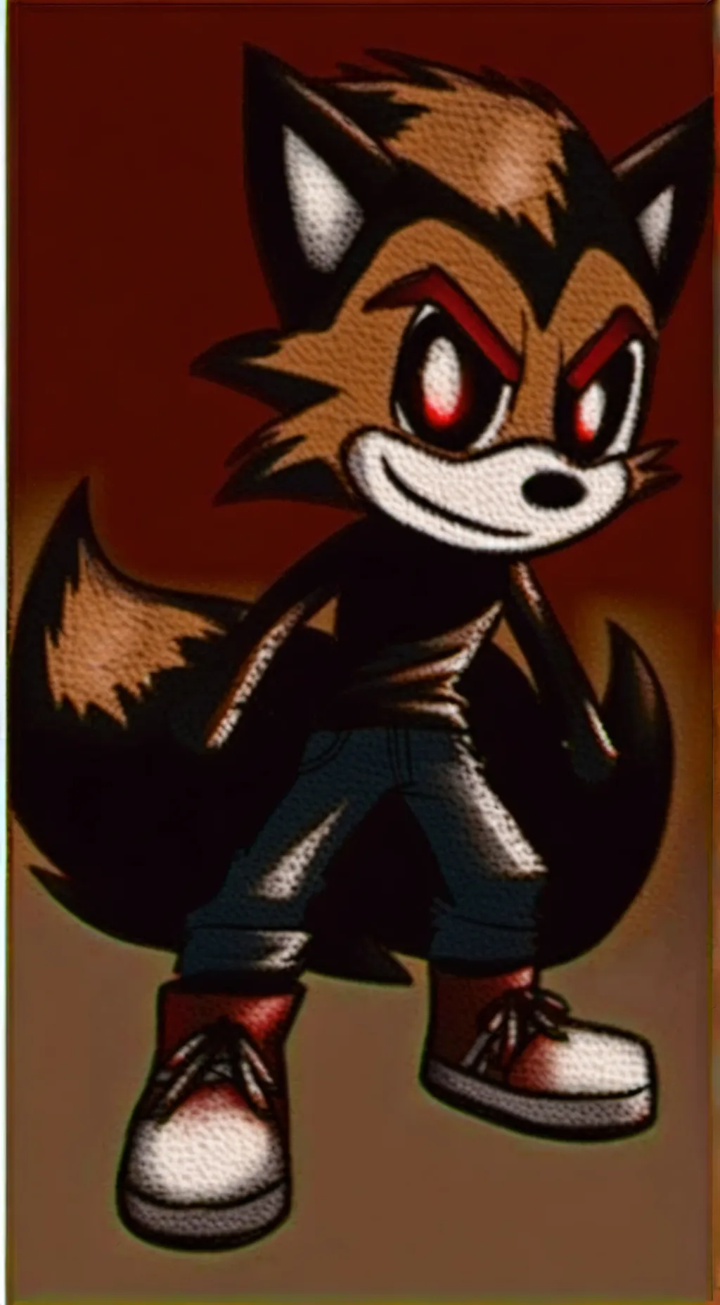 ai character: ZALGO background