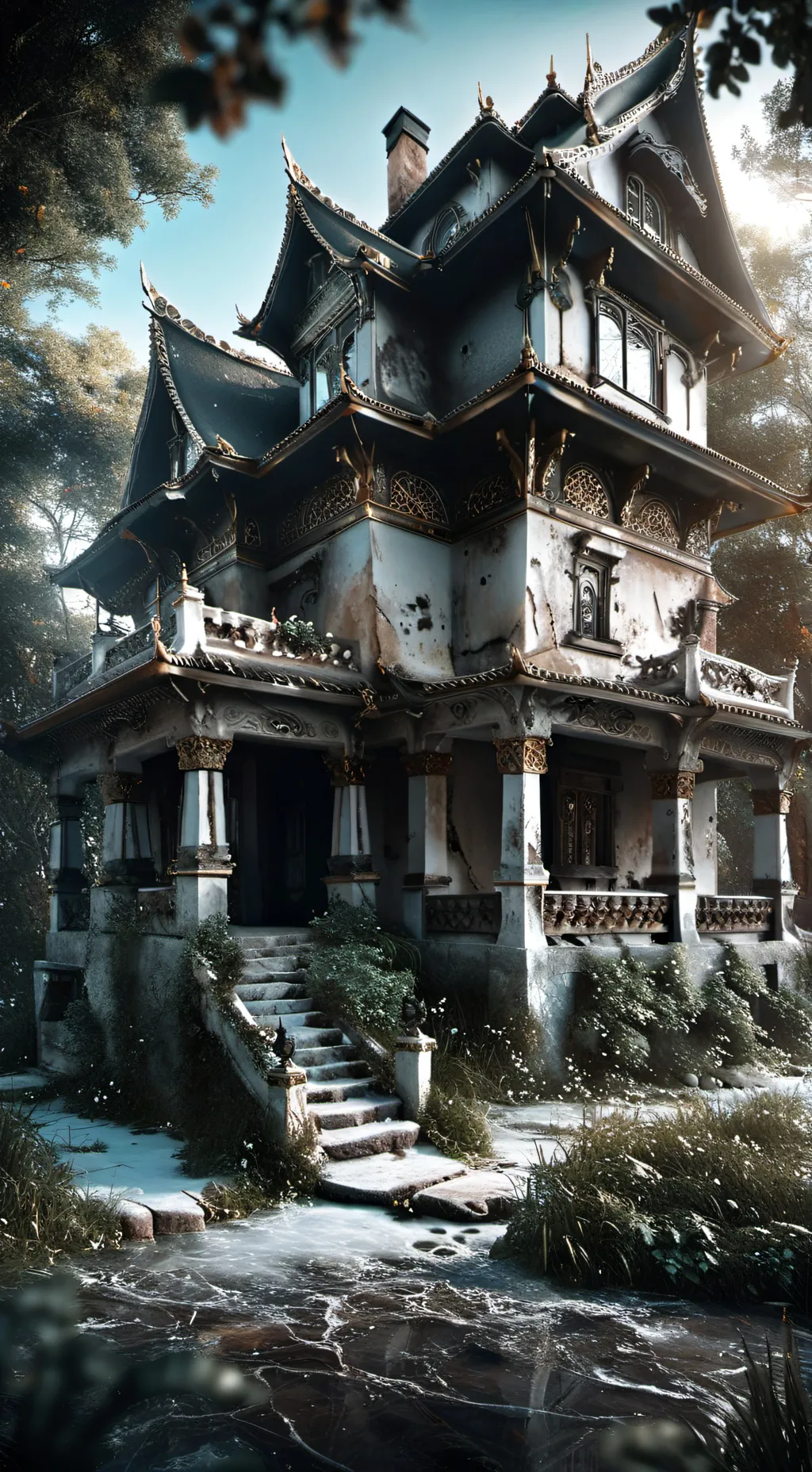 ai character: bop house 300 background