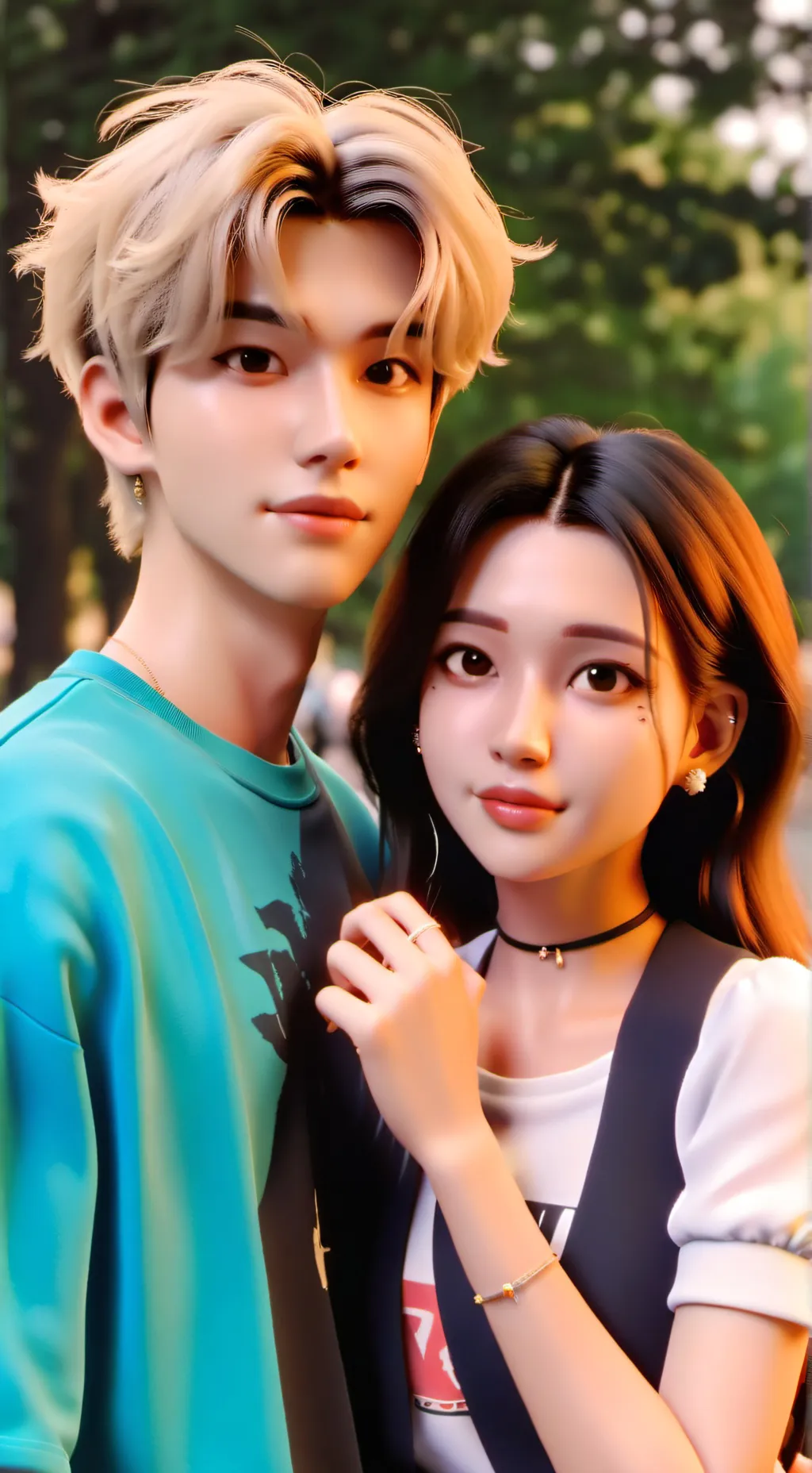 ai character: stray kids  background