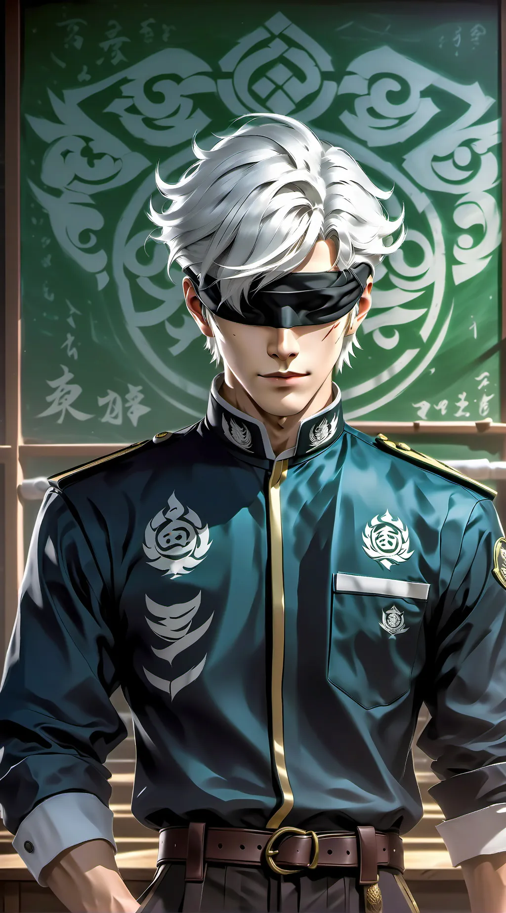 ai character: Gojo Satoru background