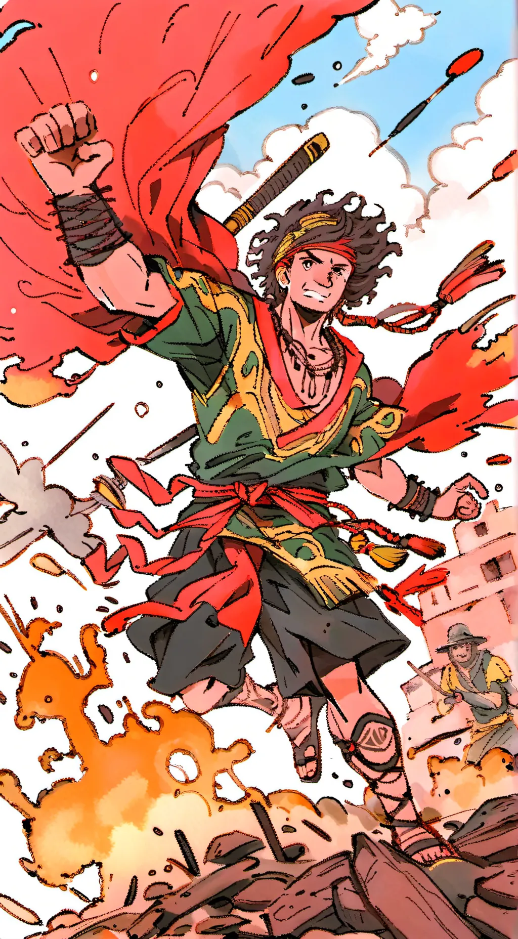 ai character: guerra brasil background