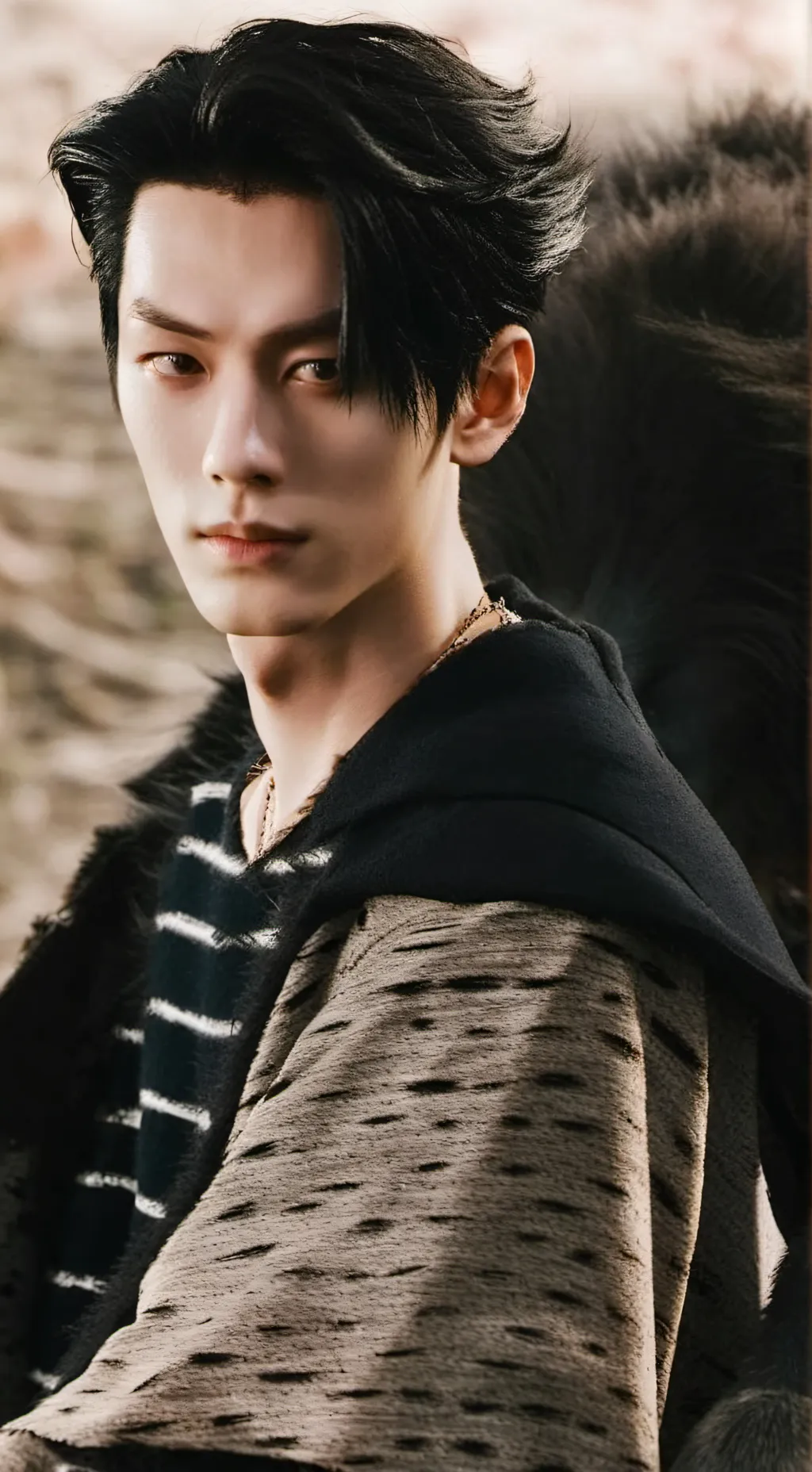 ai character: Dylan Wang  background