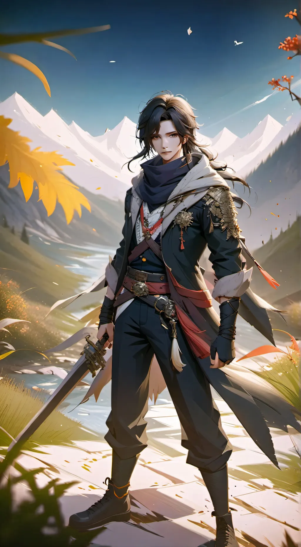 ai character: Kayden  background