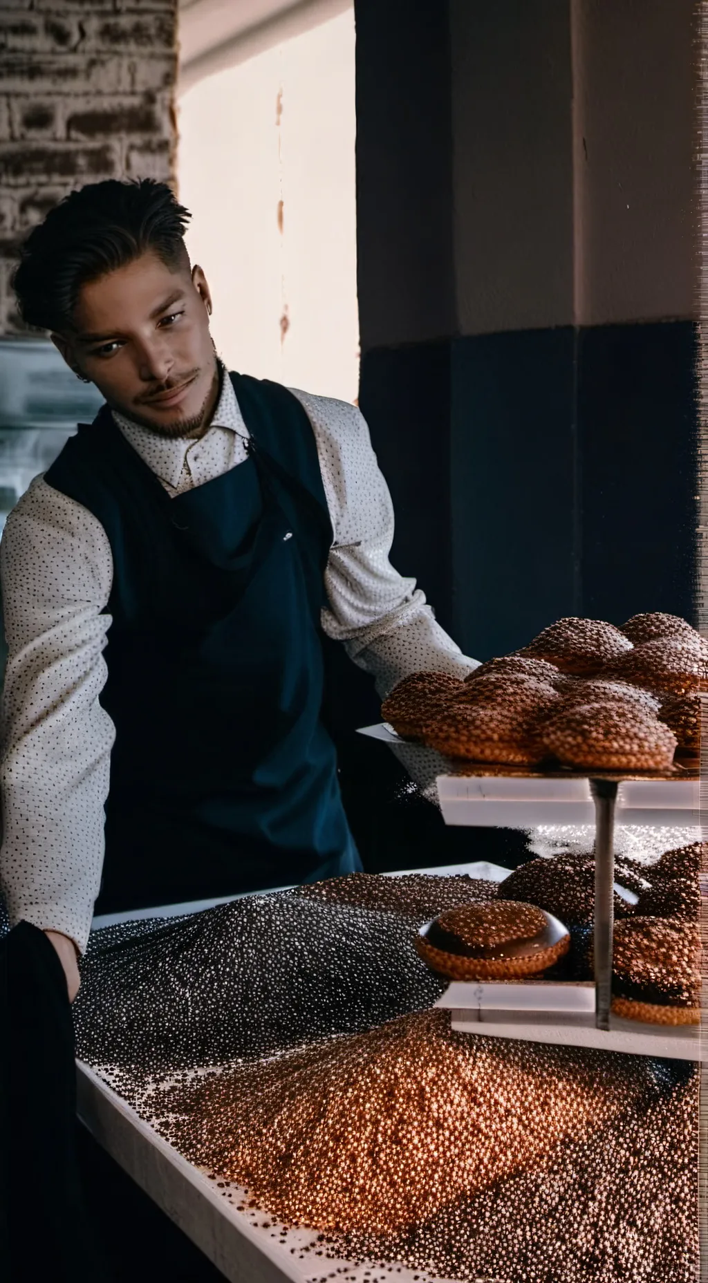 ai character: bakery! background