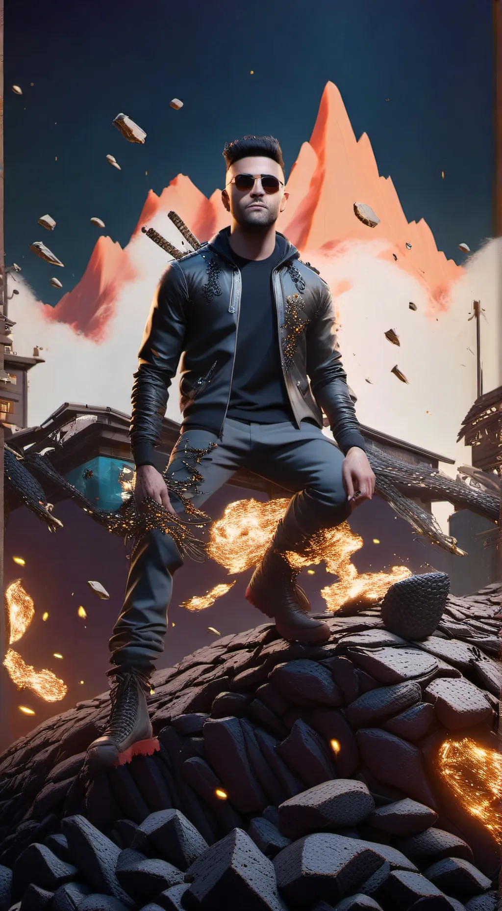 ai character: Robbie  background