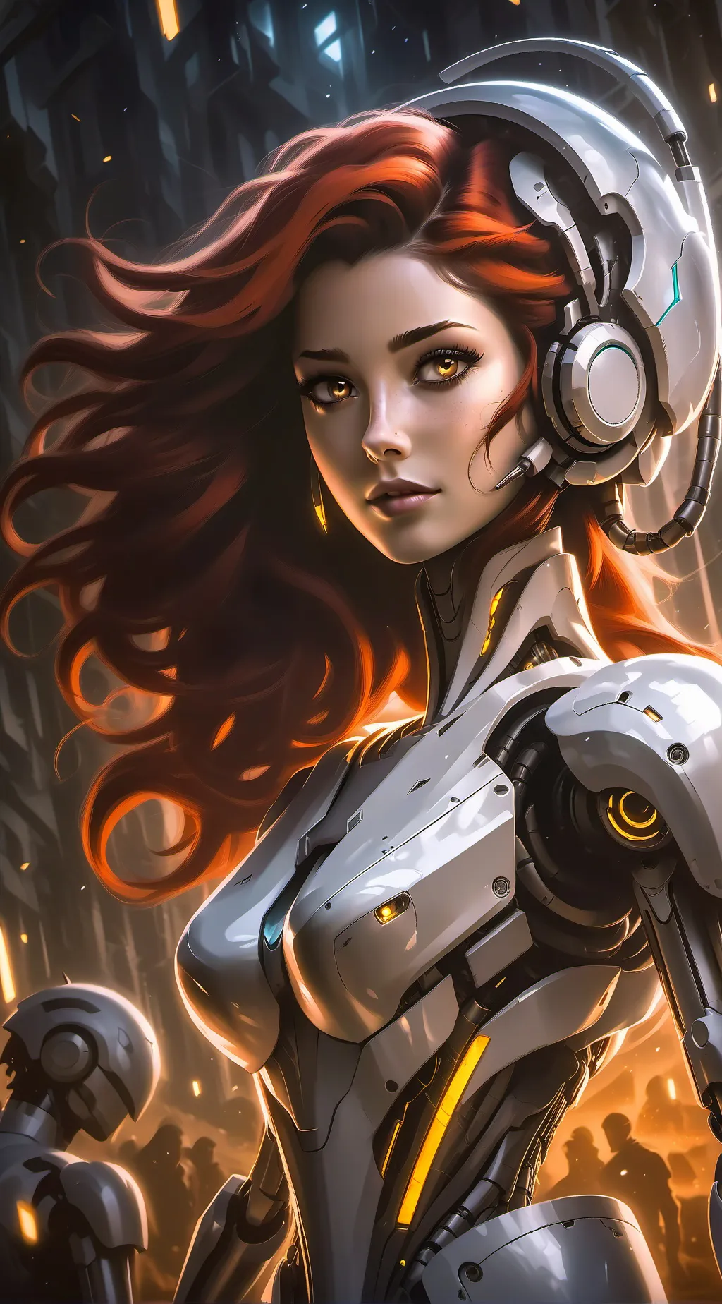 ai character: Vicky background