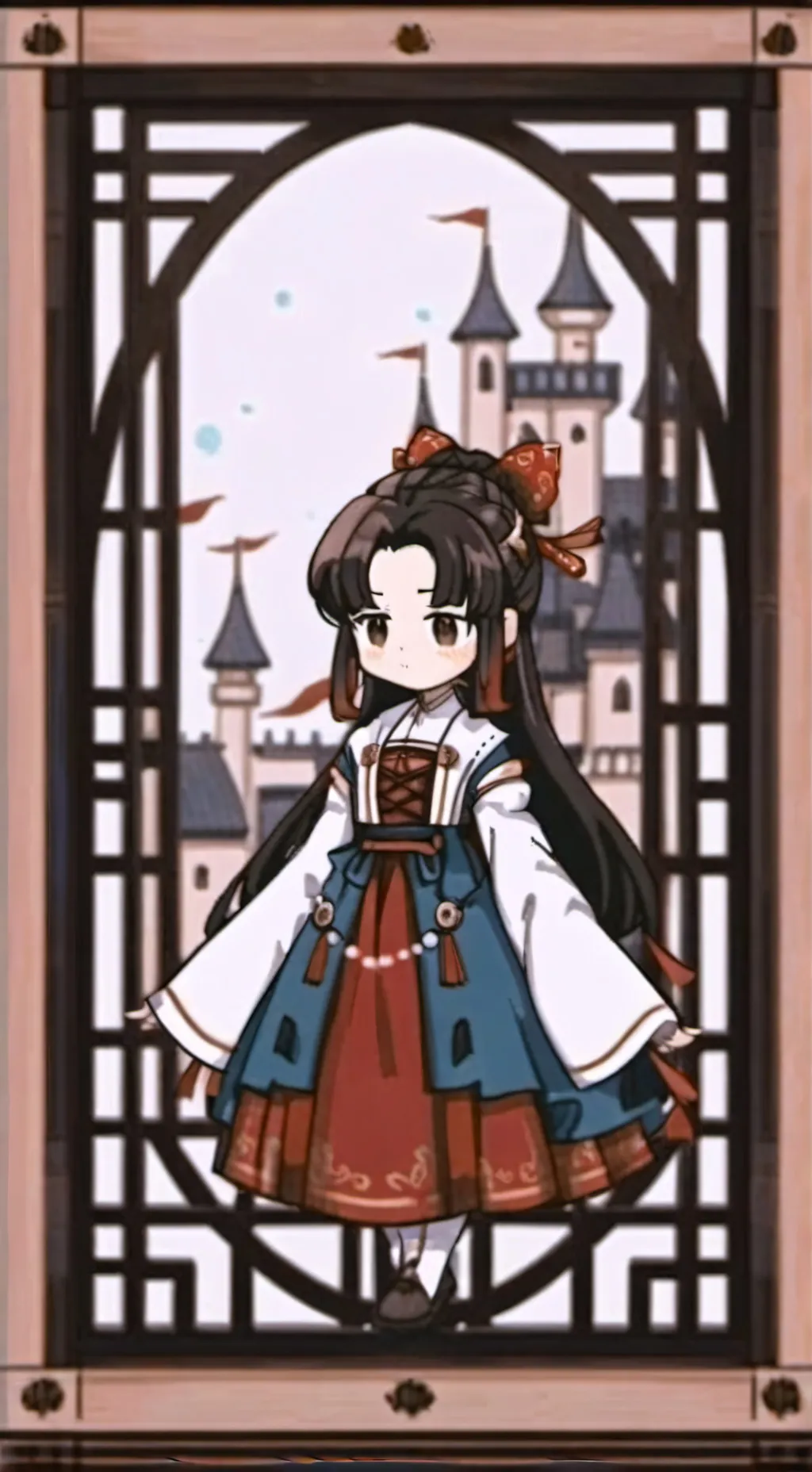 ai character: 💕Yoriichi x muzan💕 background