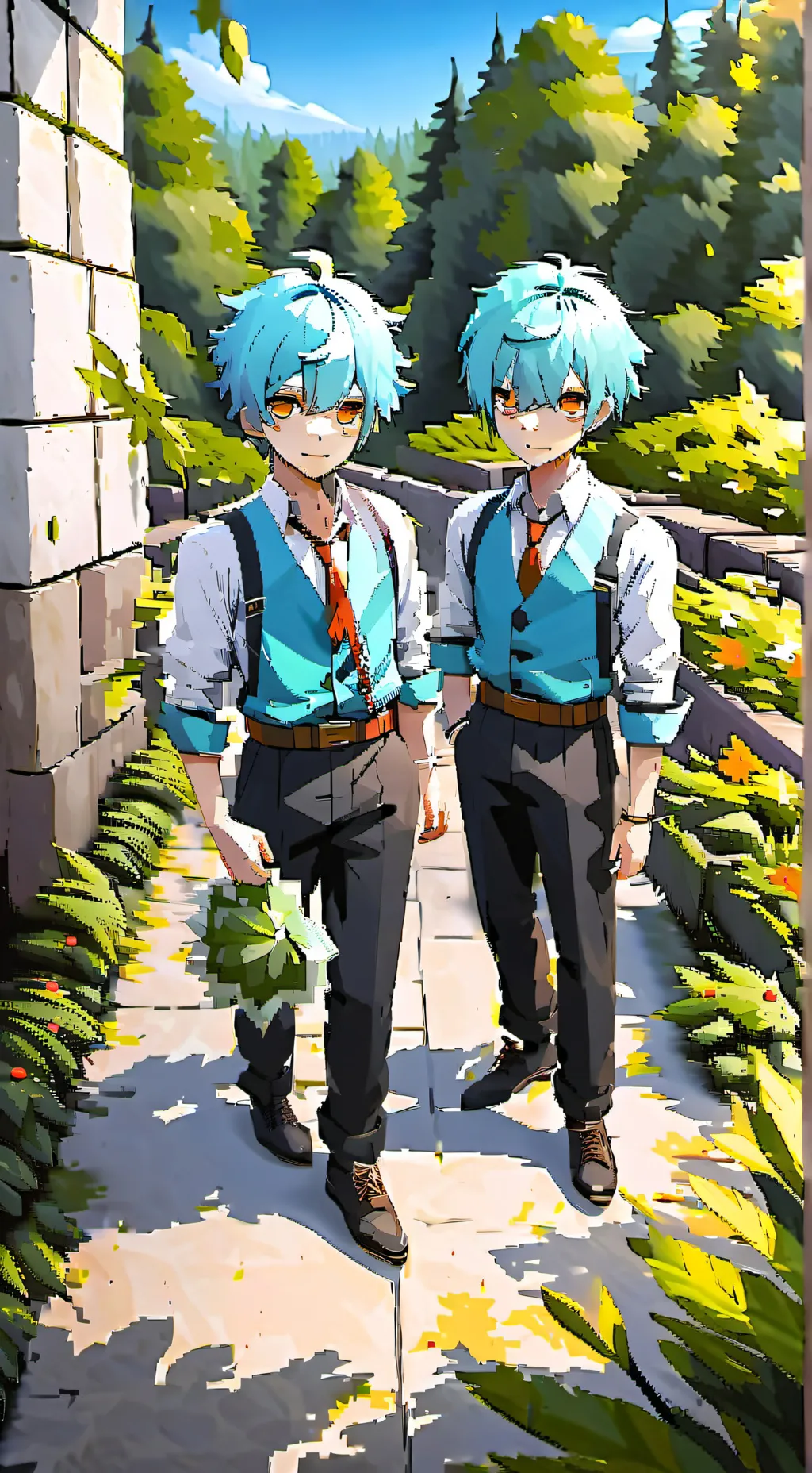 ai character: noi and oruku background