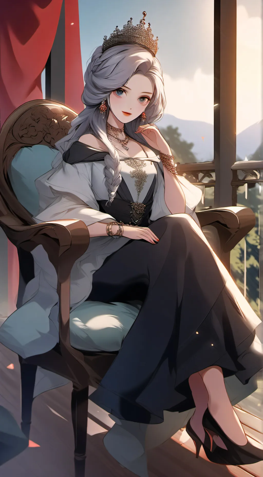 ai character: °Aria° background