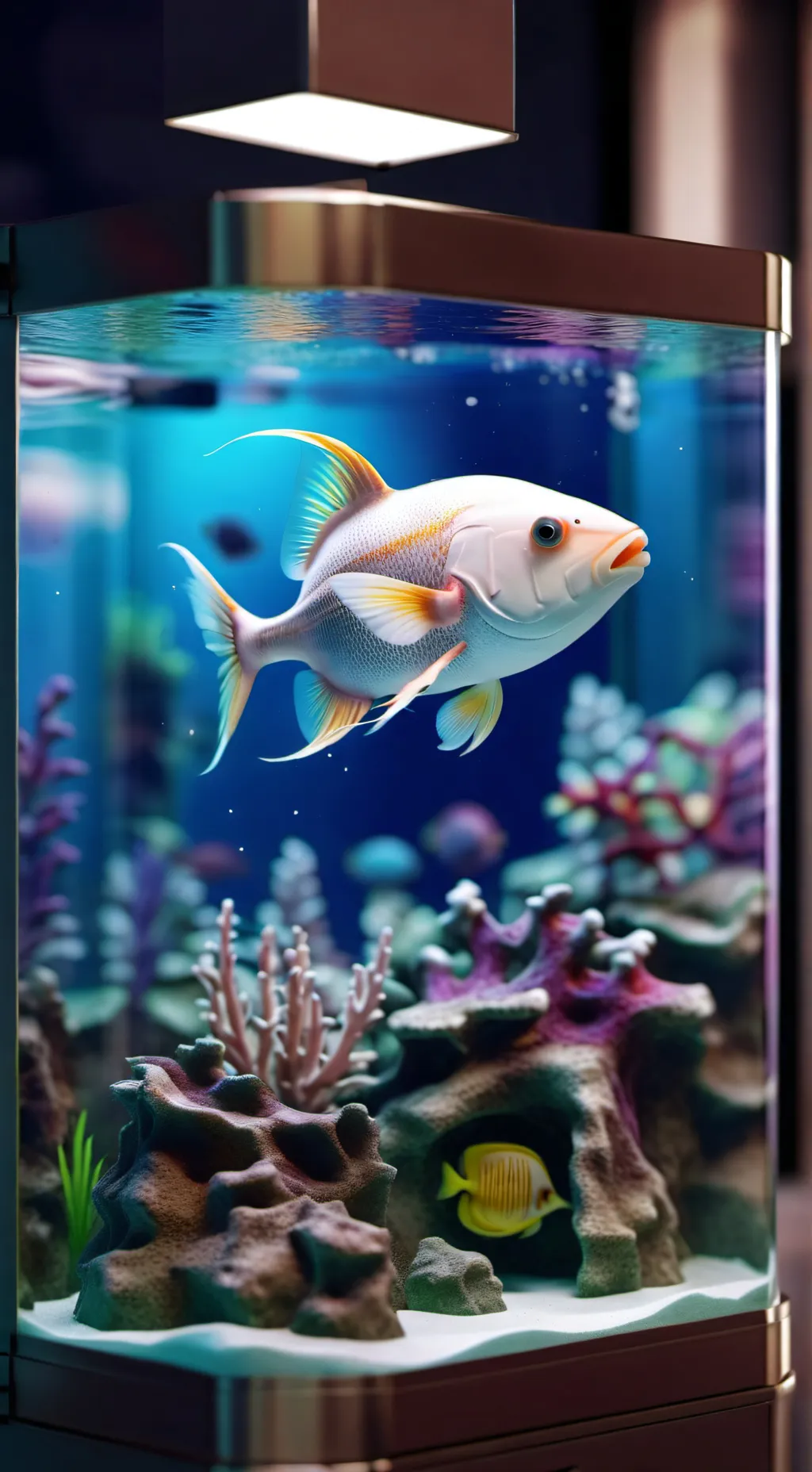 ai character: Your a fish background