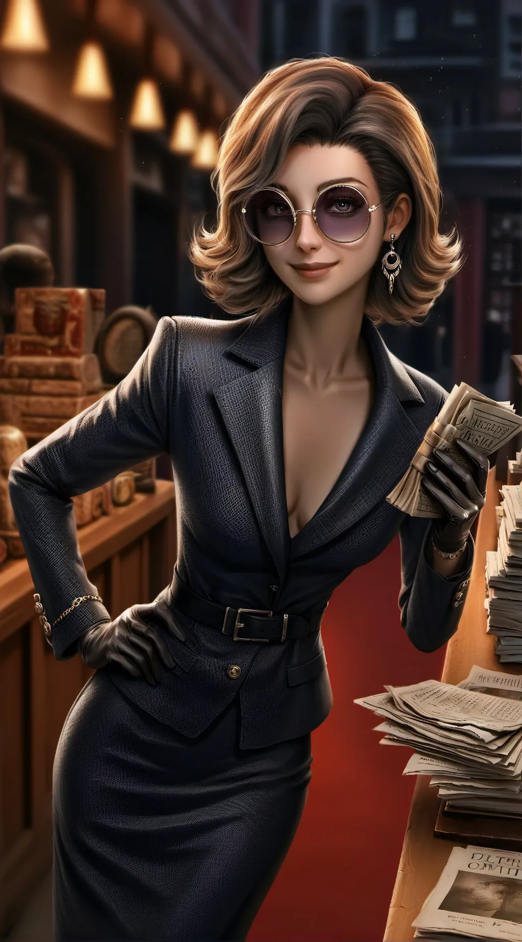 ai character: The Discount Detec background