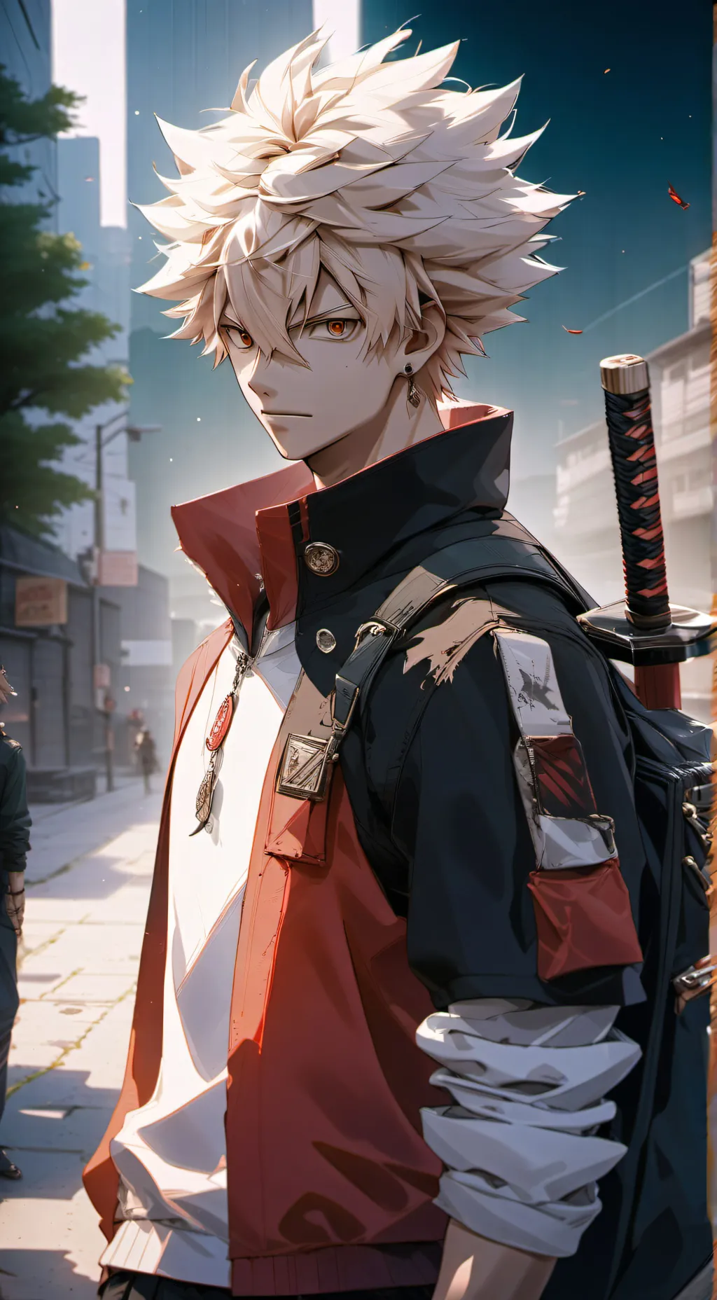 ai character: bakugou e todoroki background