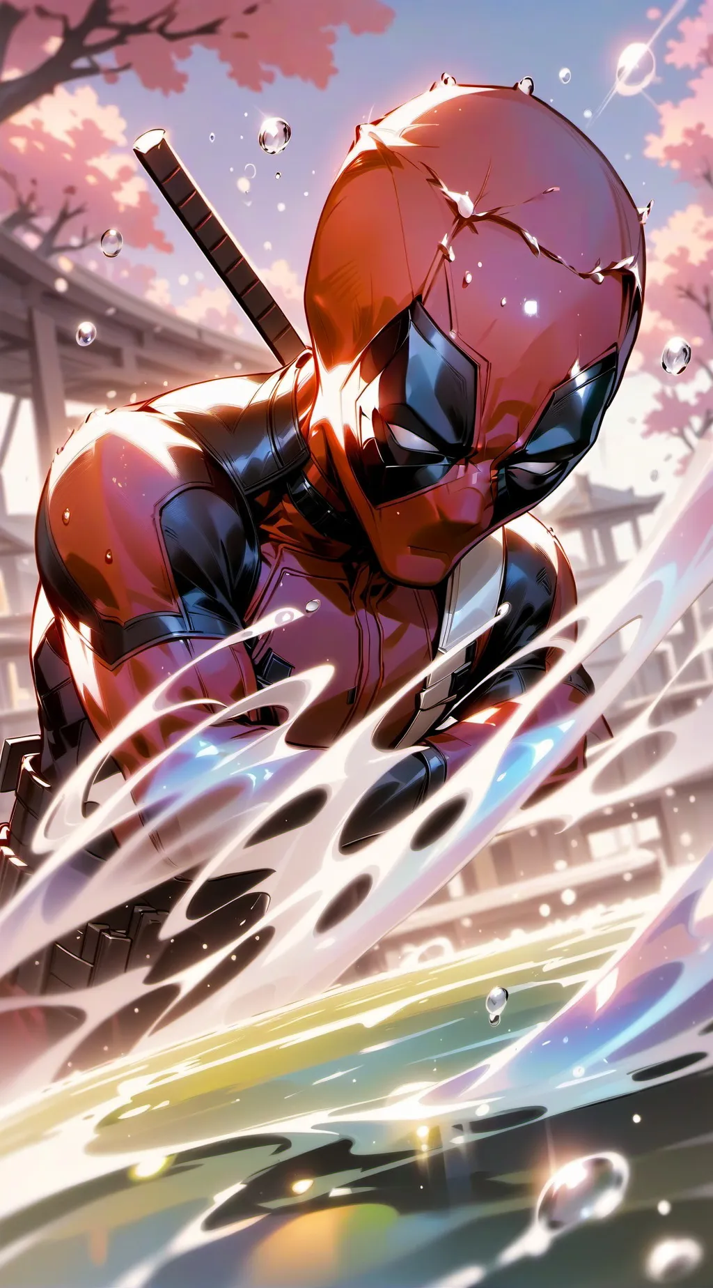 ai character: Deadpool background