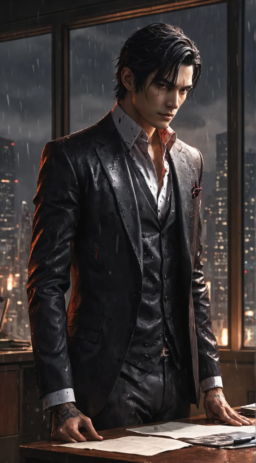 ai character: Lucien background