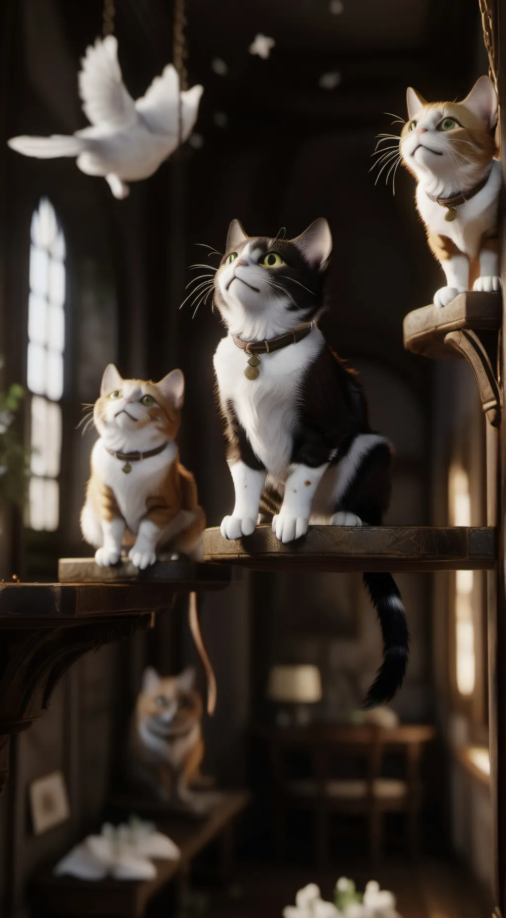 ai character: Cat School  background