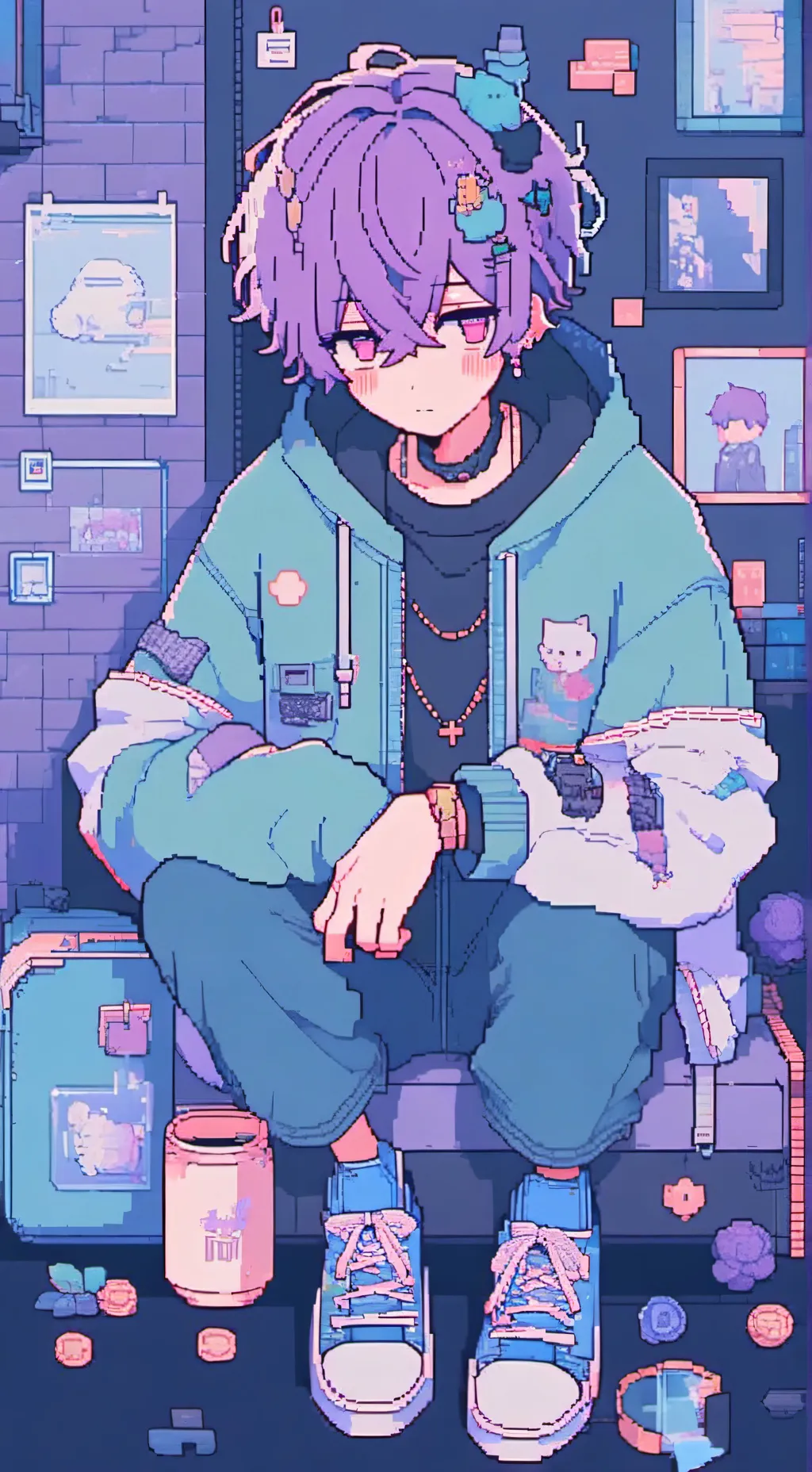 ai character: 💜💤SHINSO 💤💜 background
