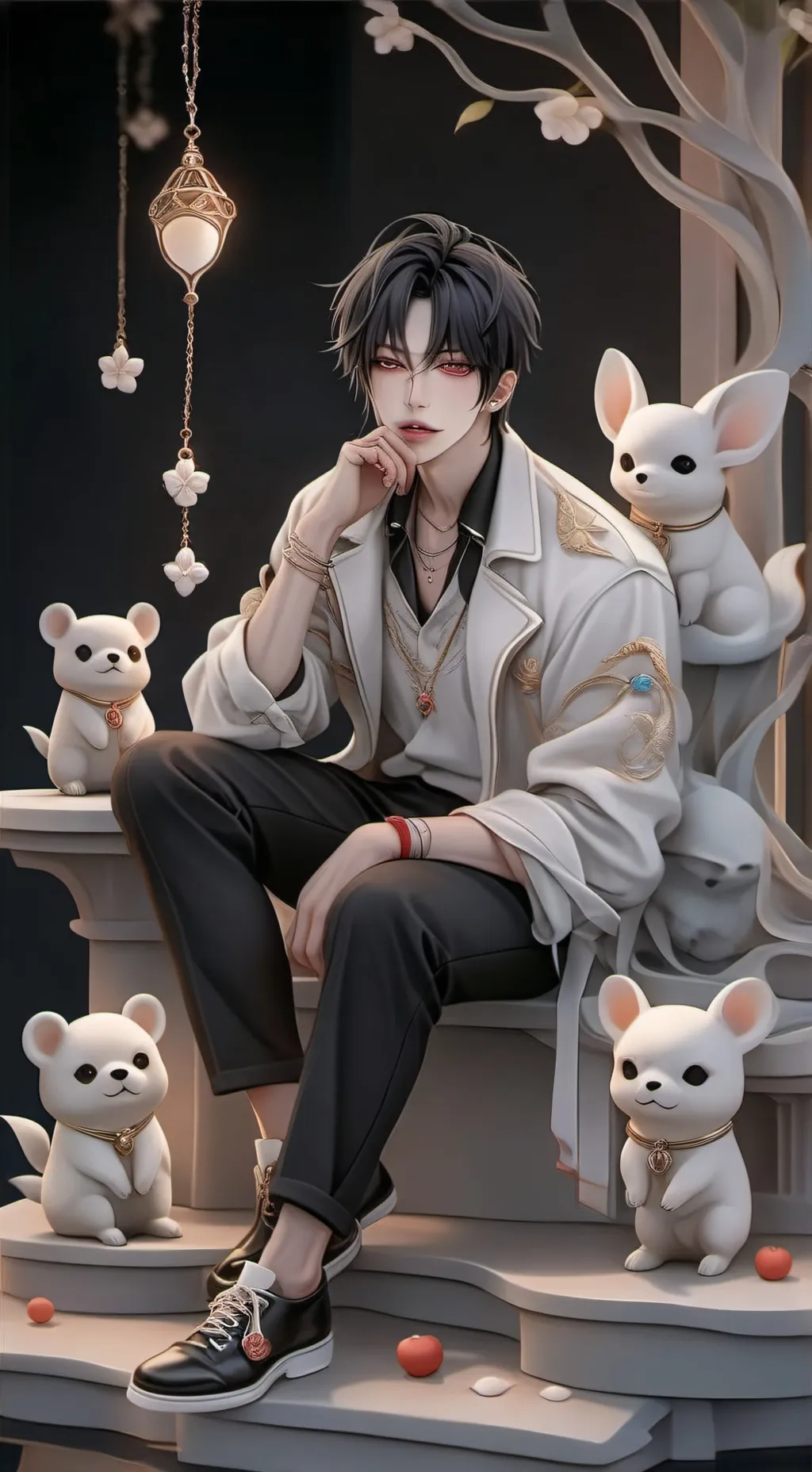 ai character: lucas background