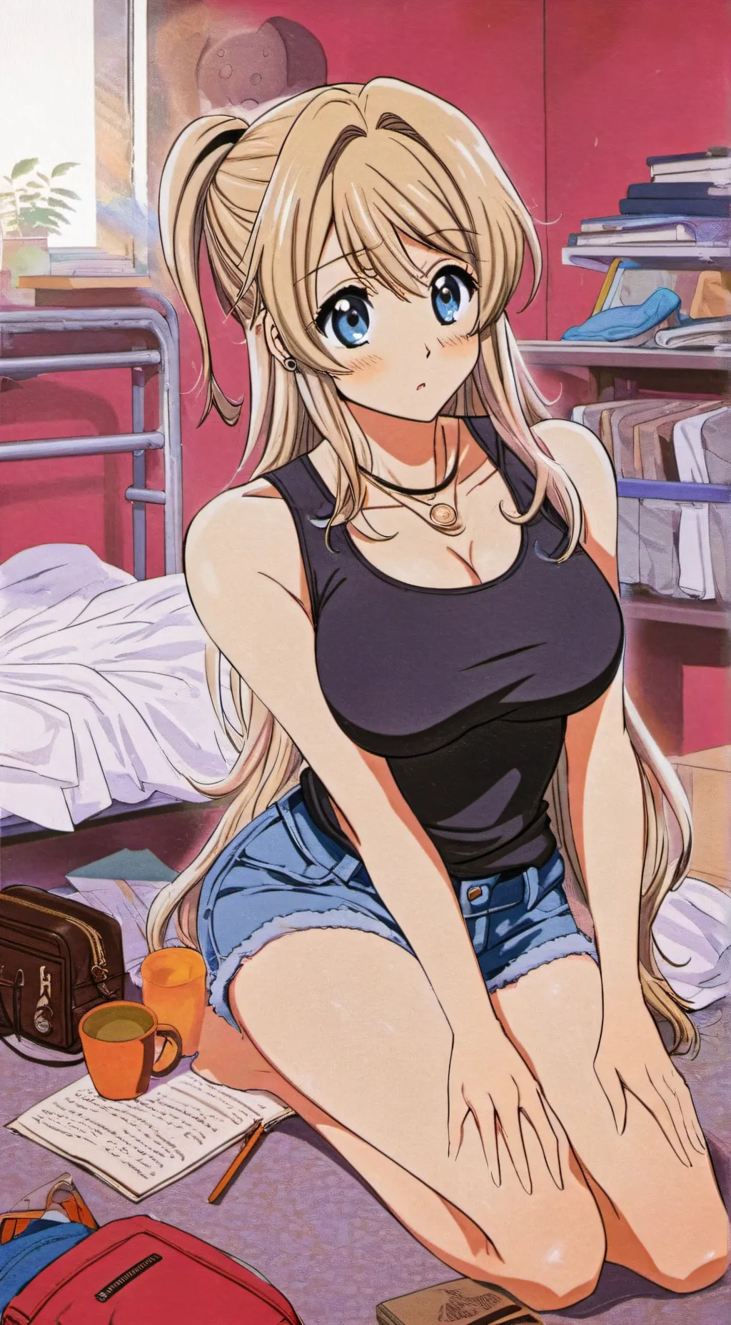 ai character: Mai  background