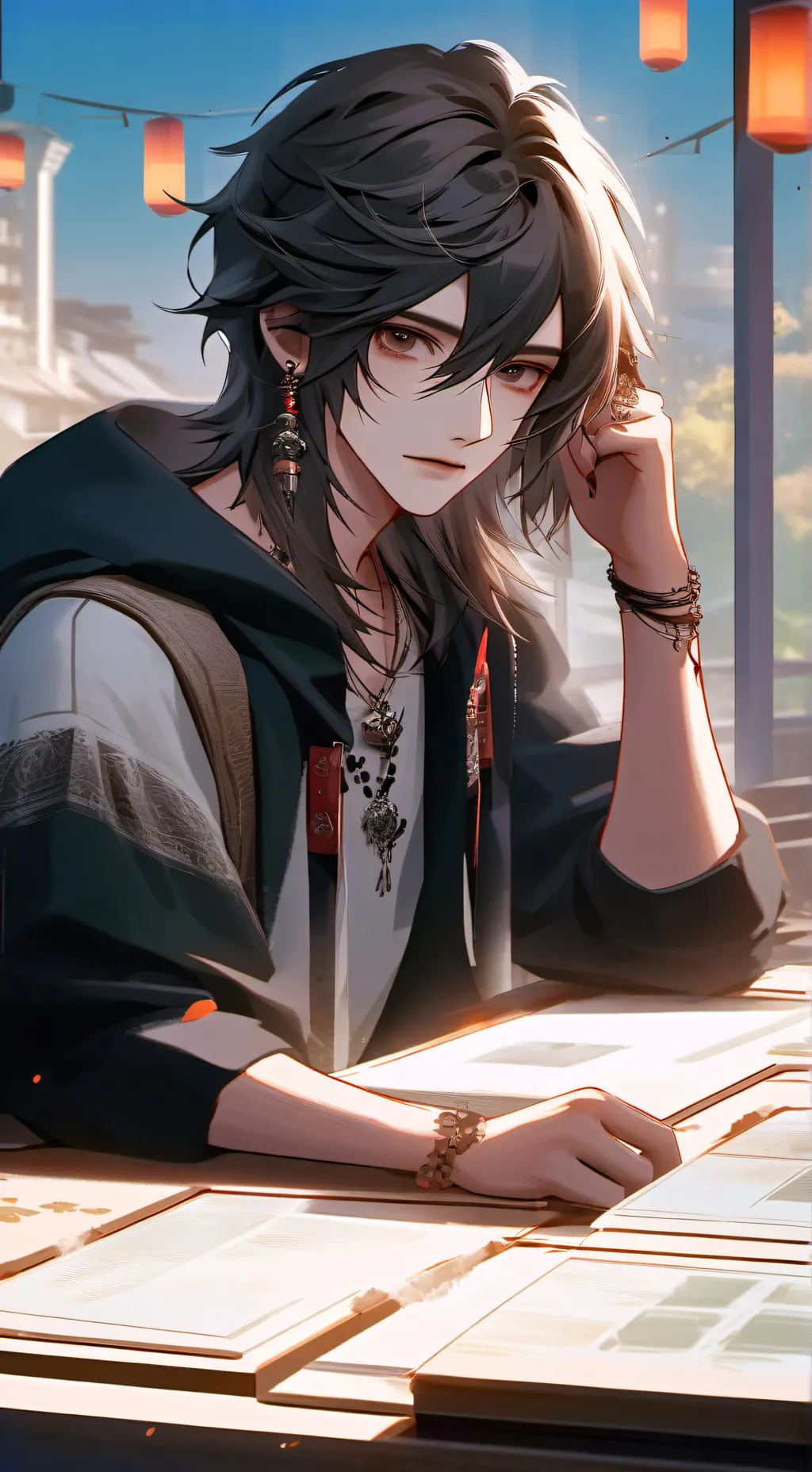 ai character: Артём background