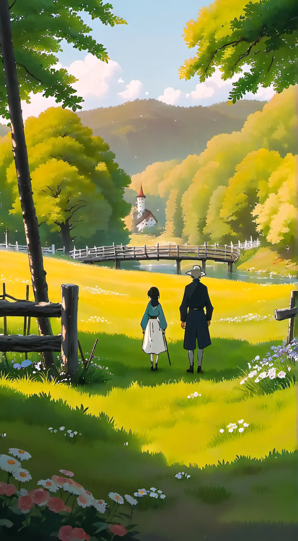 ai character: mha x teenieping  background