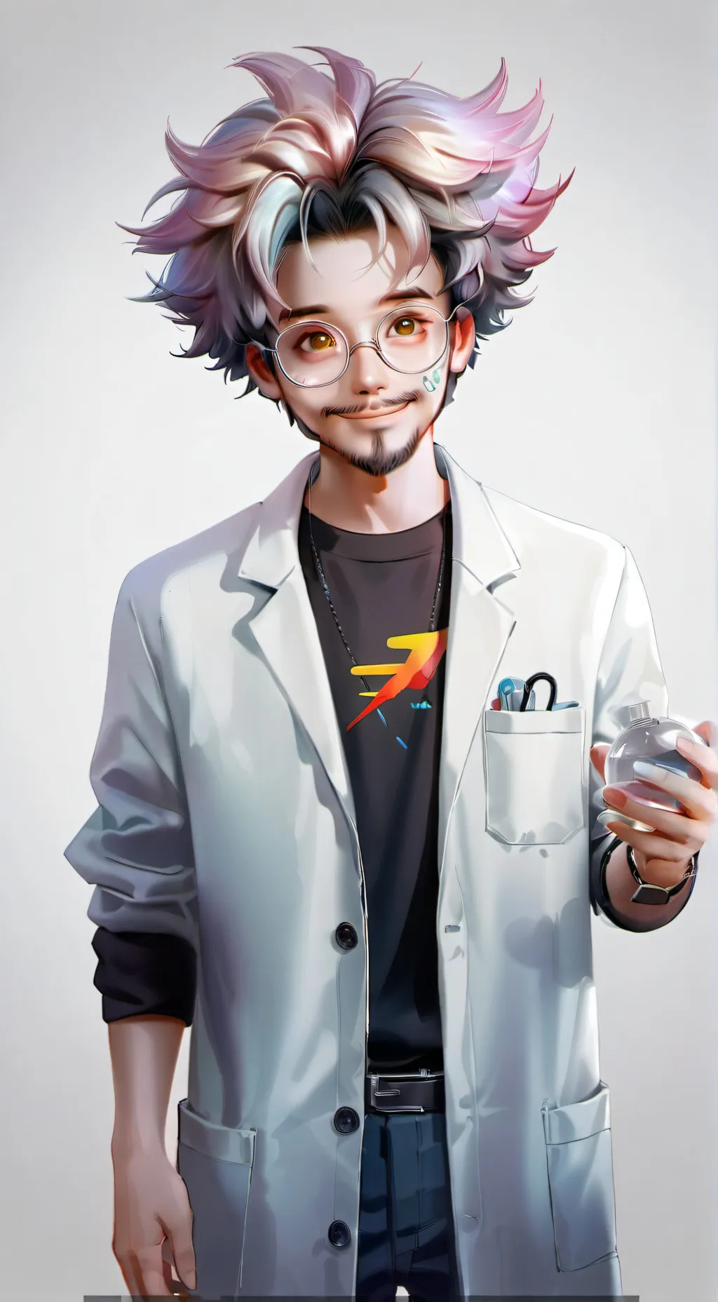 ai character: Dr. Maquina Temporal background