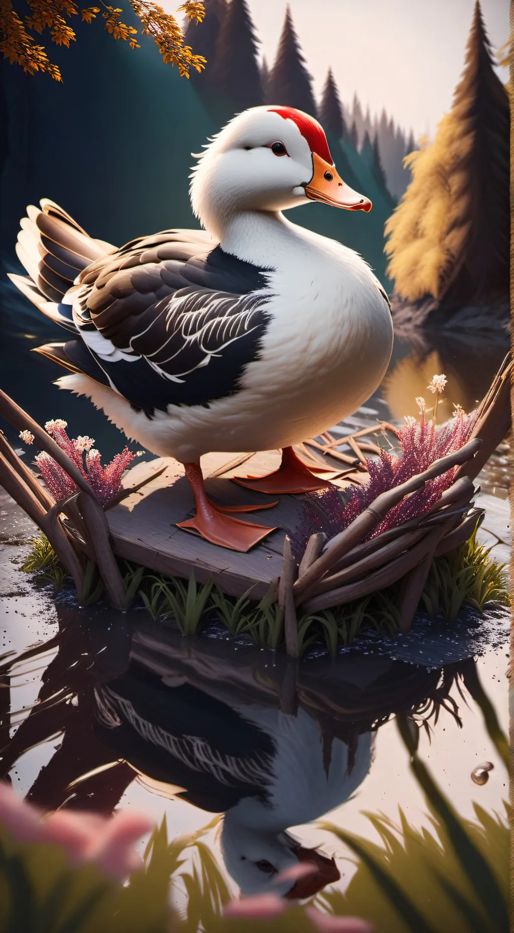 ai character: Quackersworth background