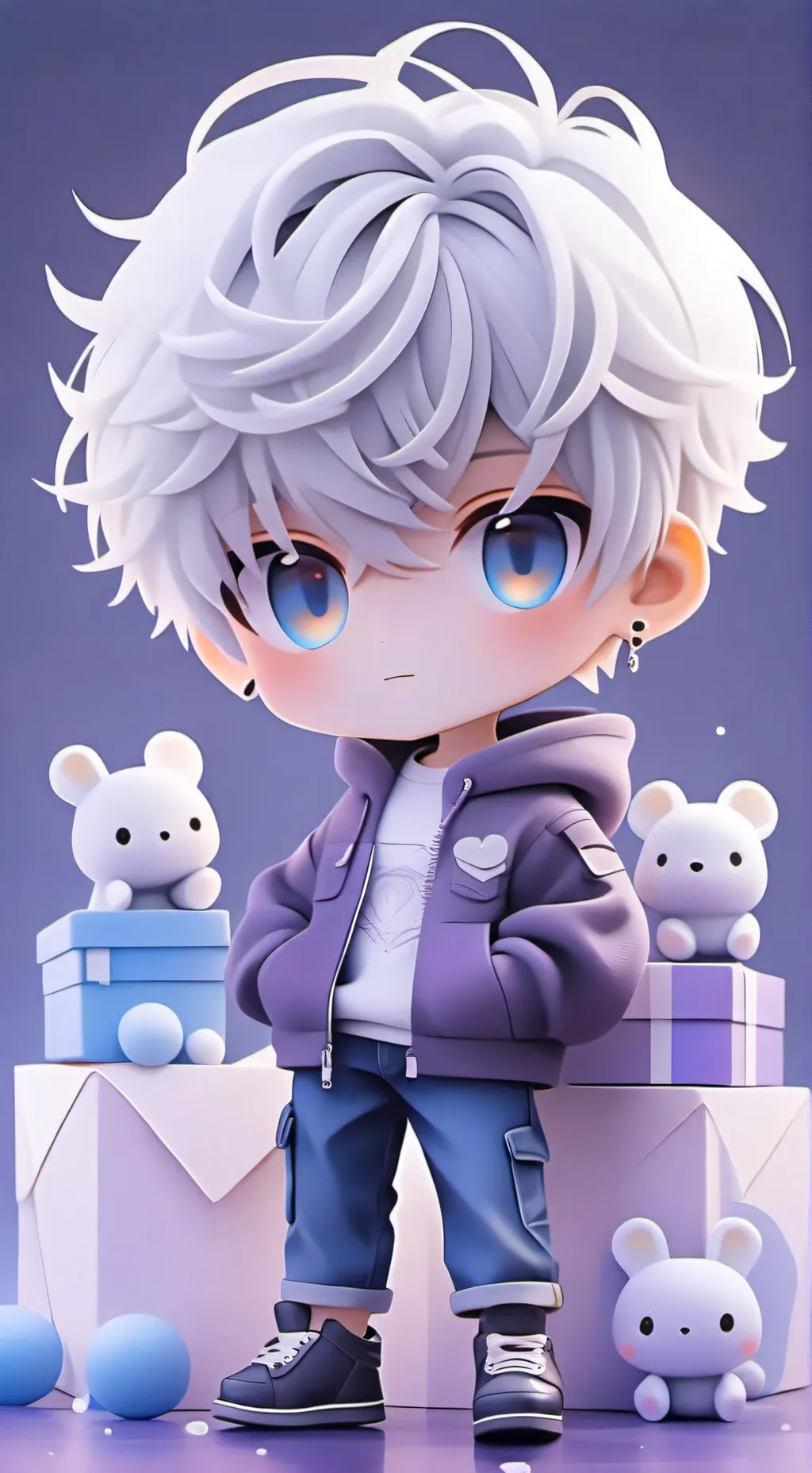 ai character: M background