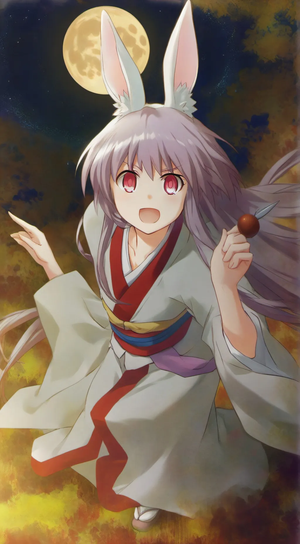 ai character: Reisen U. Inaba background