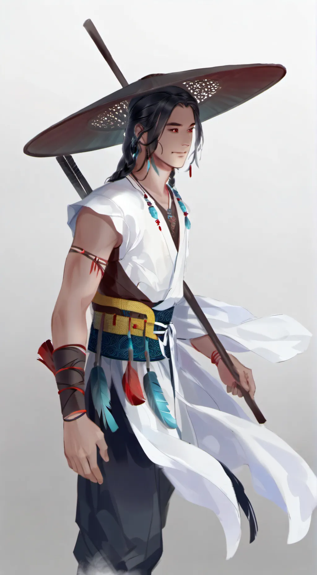 ai character: mha x peru  background