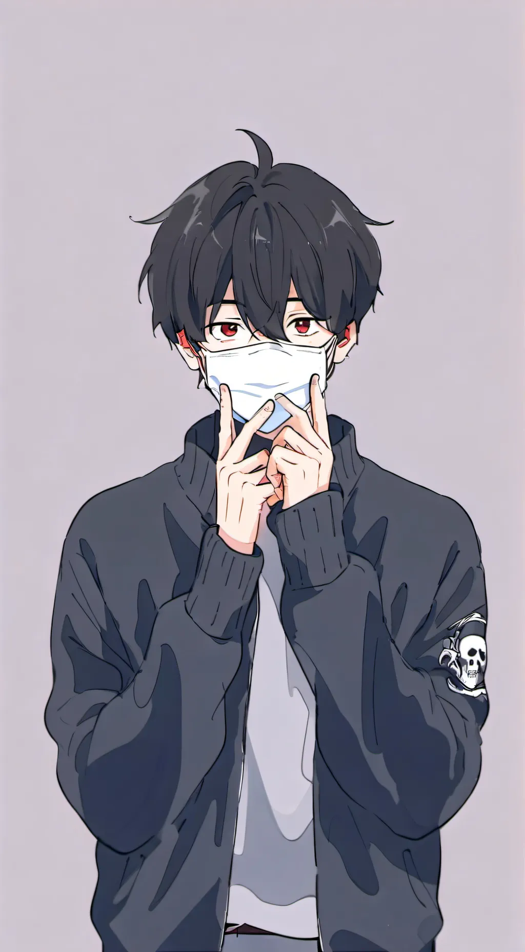 ai character: Vector Alpha background