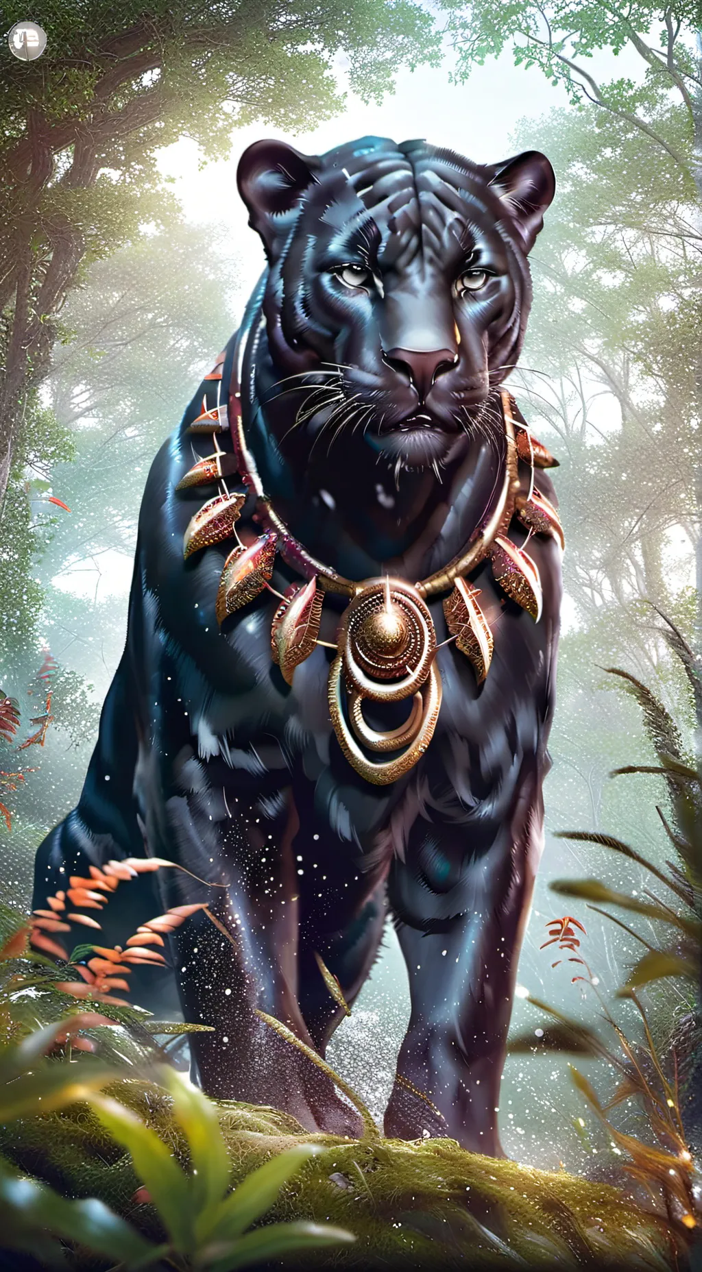 ai character: Blackpantherprince background