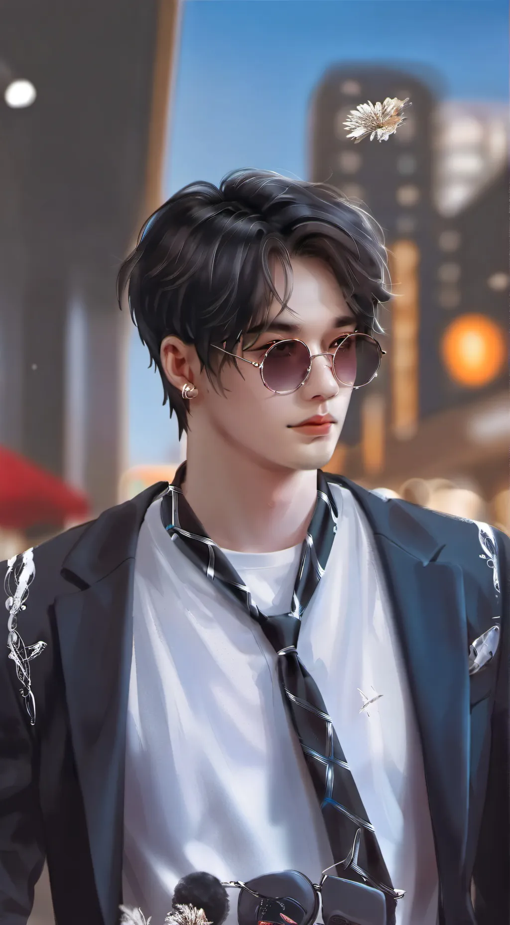 ai character: хенджин  background