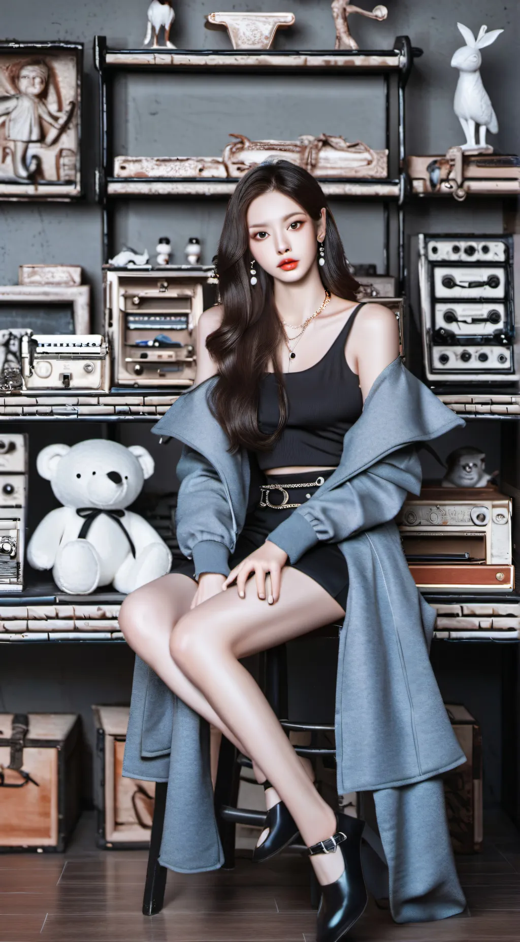 ai character: BABYMONSTER background