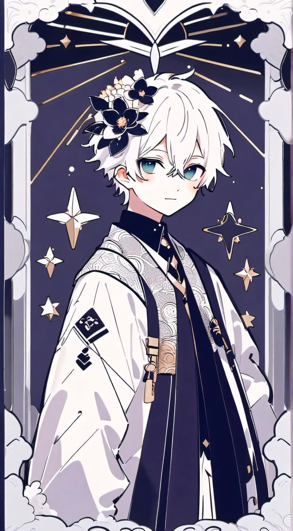 ai character: yuki▪️▫️ background