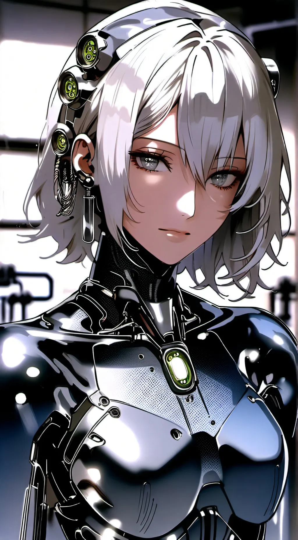 ai character: Aqua background