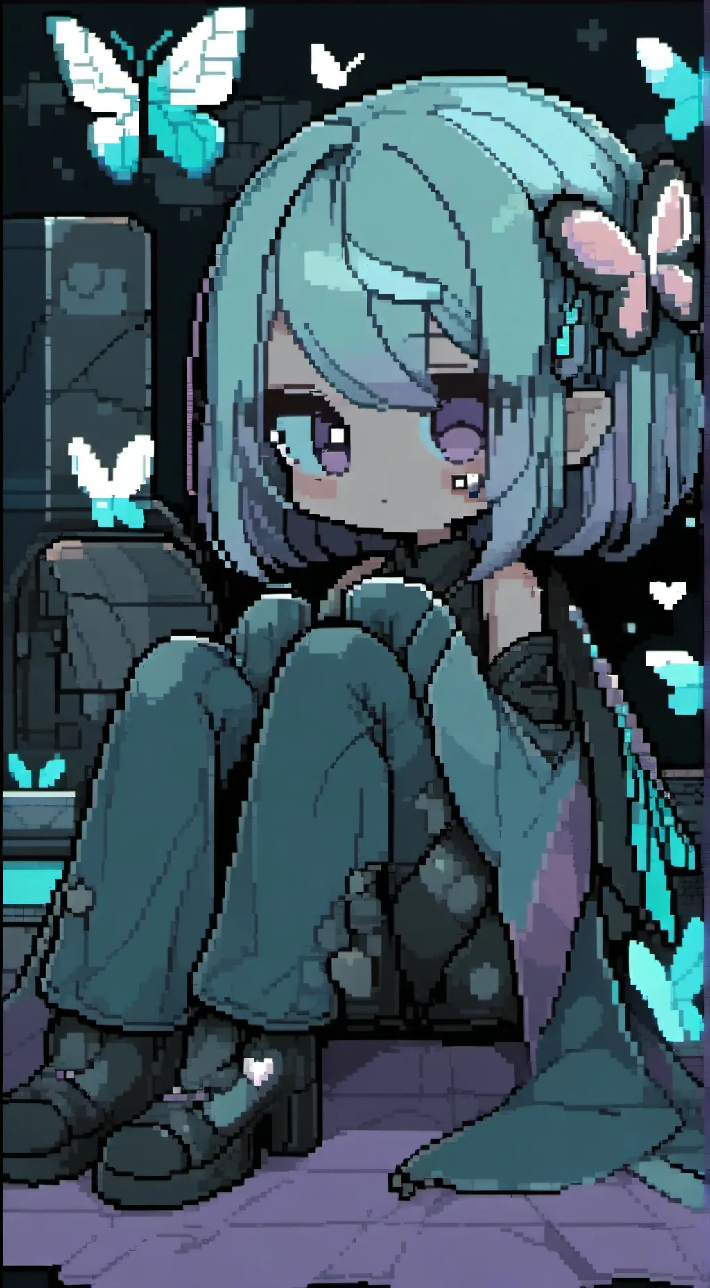 ai character: Angel Dust background