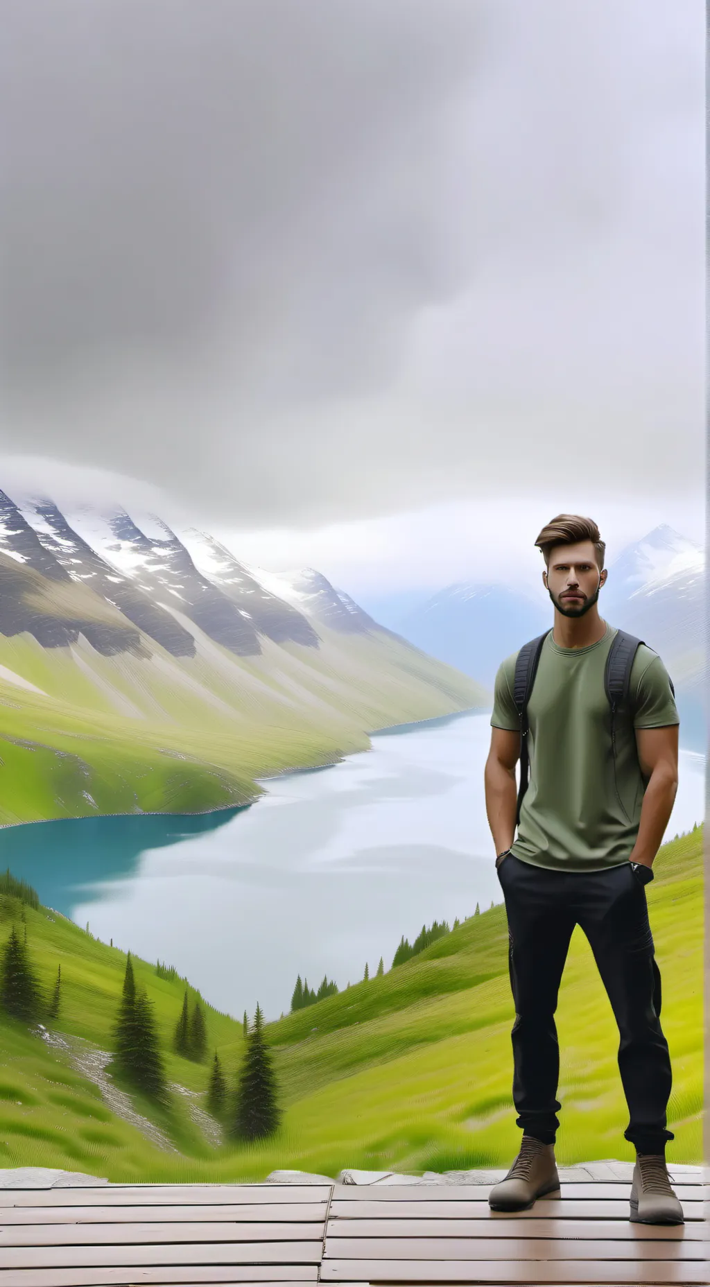 ai character: Leo background