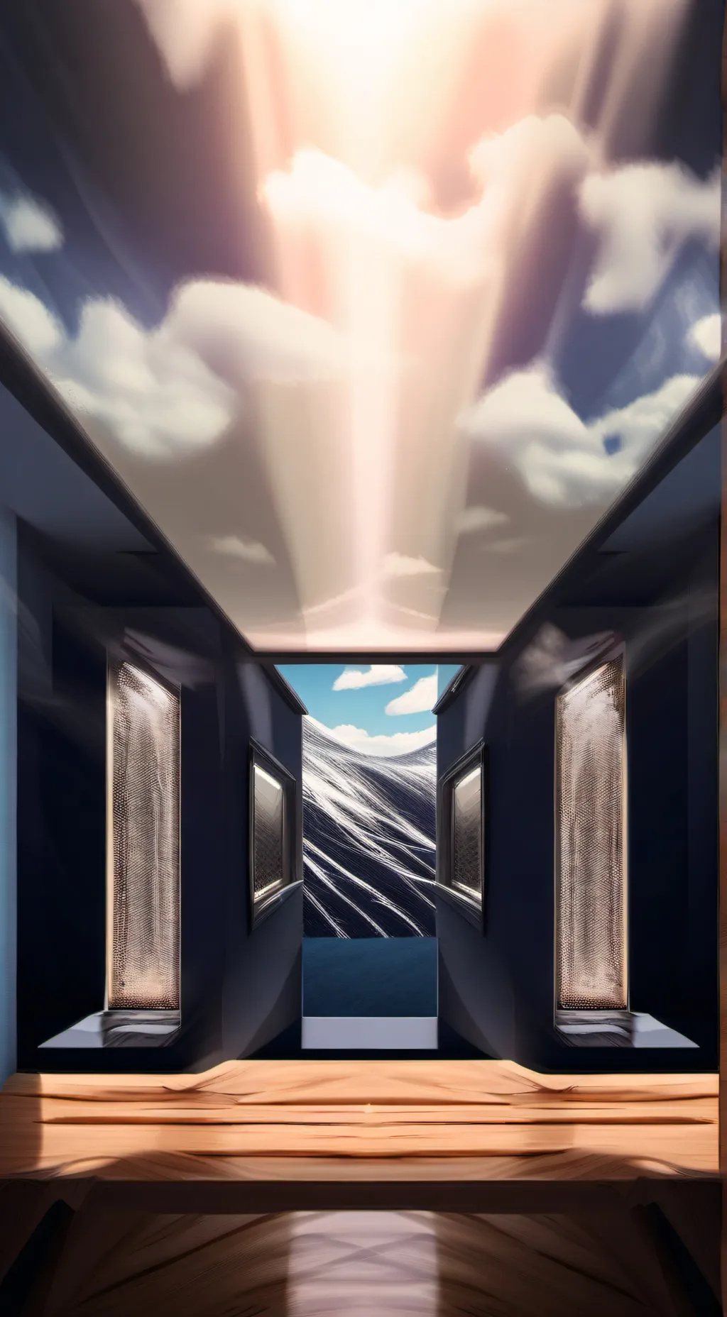 ai character: The center background