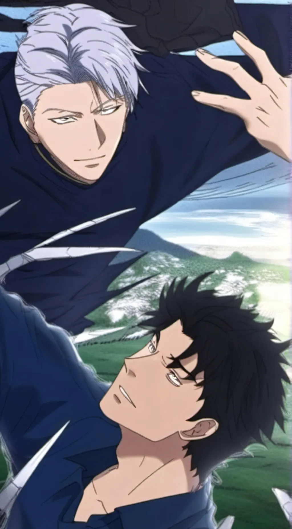 ai character: gojo y geto💋💋 background